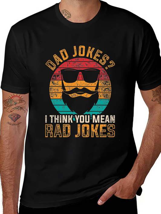 Dad Jokes? Rad Jokes! Graphic T-Shirt