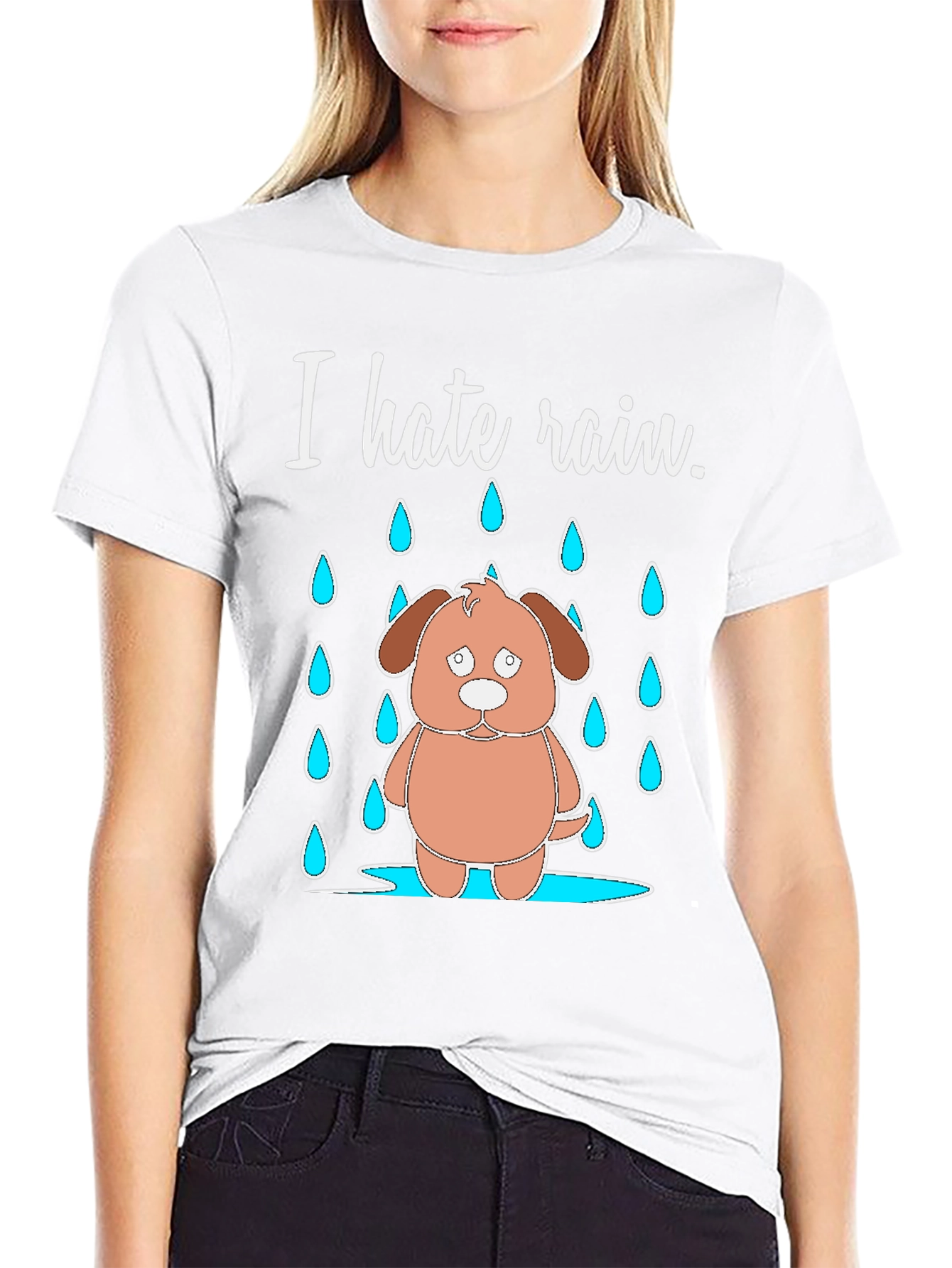 I Hate Rain Dog T-Shirt