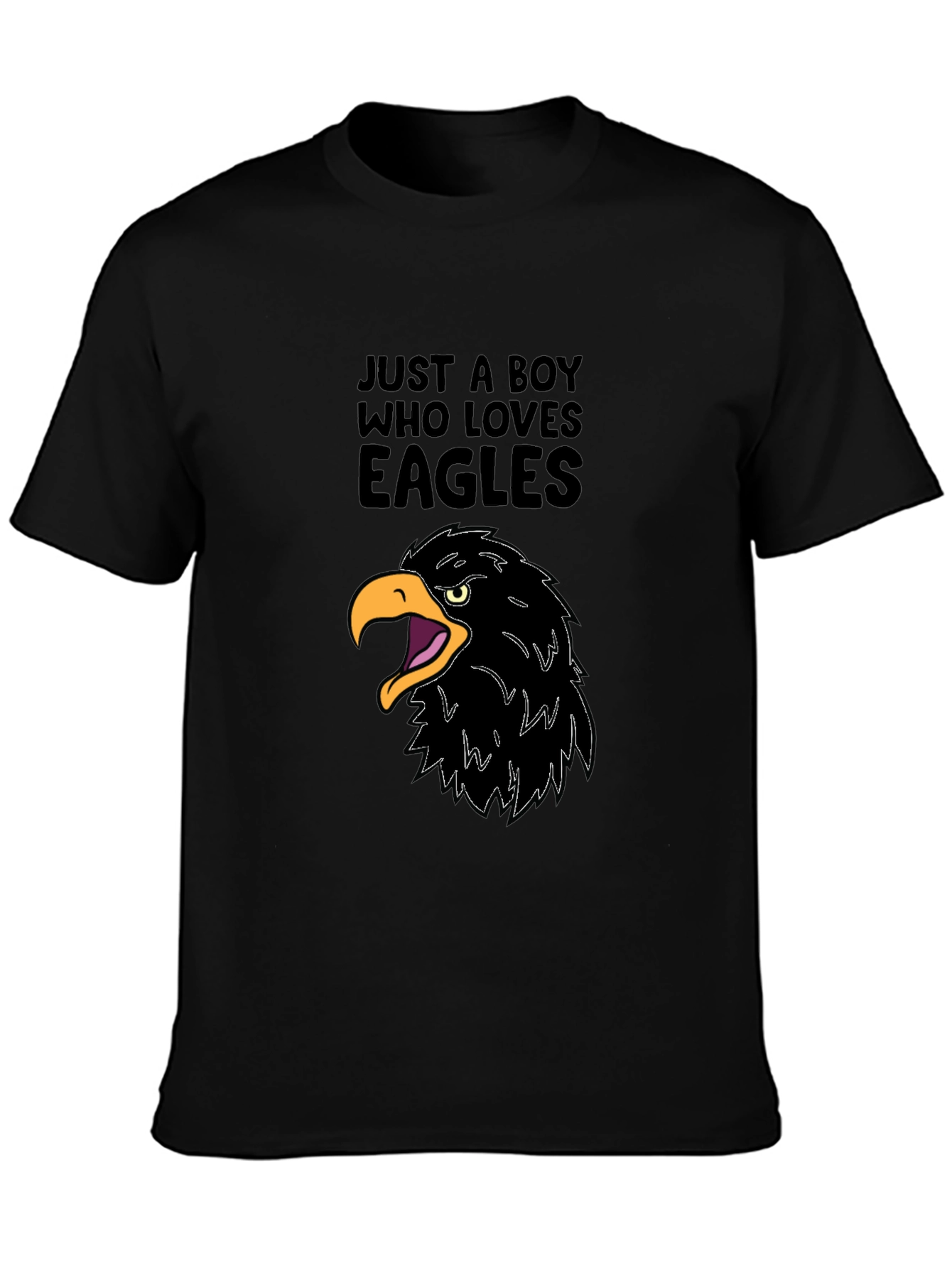 Just a Boy Who Loves Eagles Graphic T-Shirt