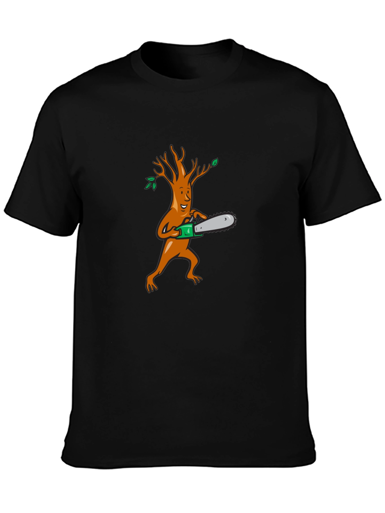 Tree with Chainsaw T-Shirt