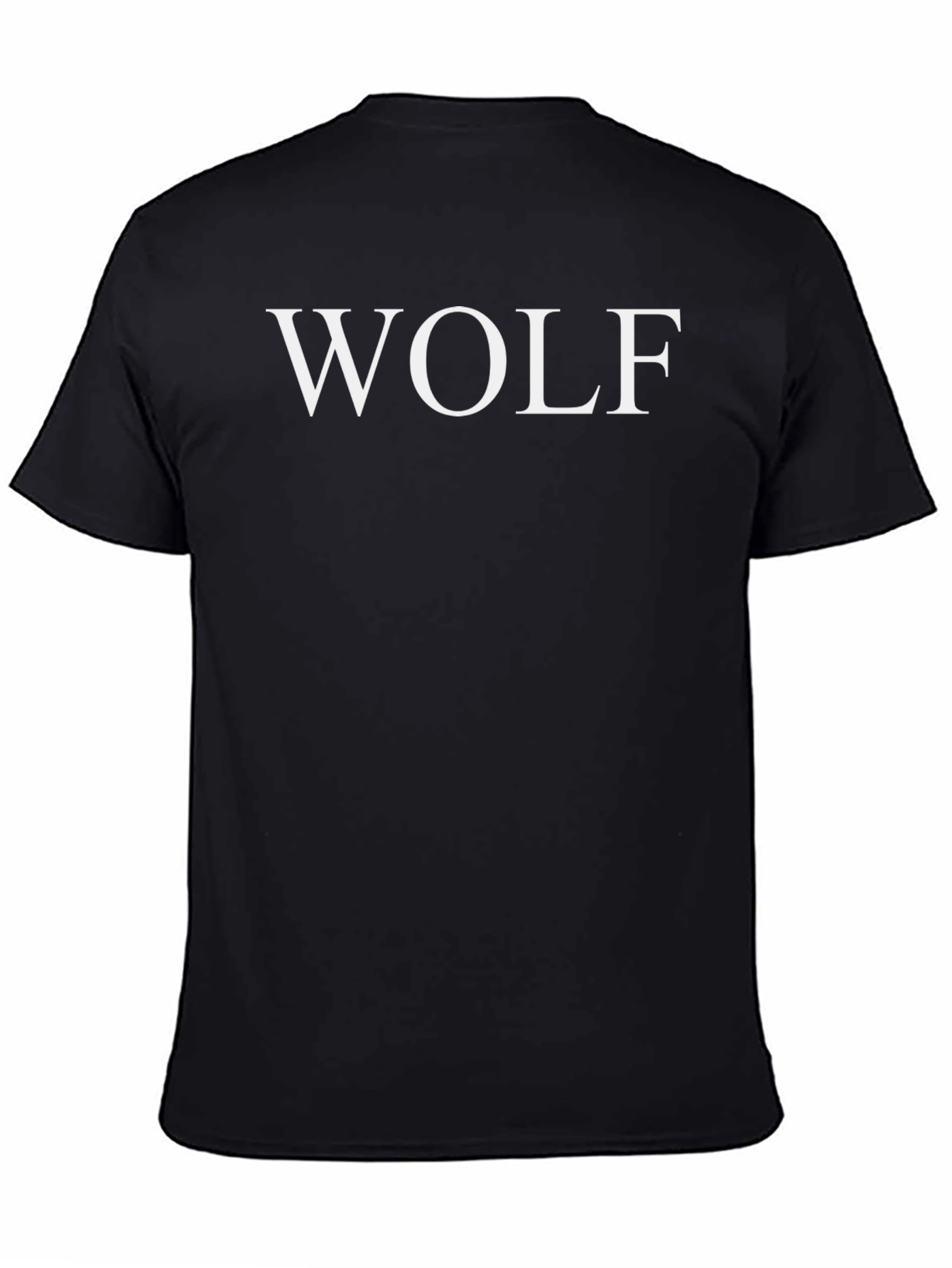WOLF Graphic Print Crew Neck T-Shirt