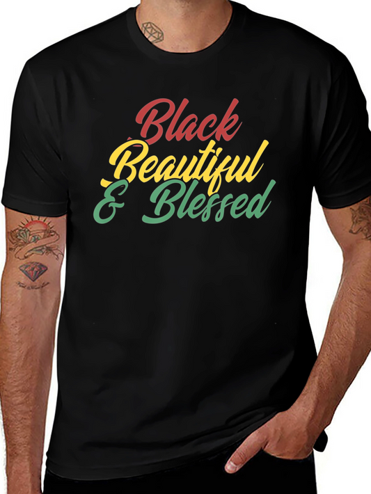 Black Beautiful & Blessed Graphic Tee