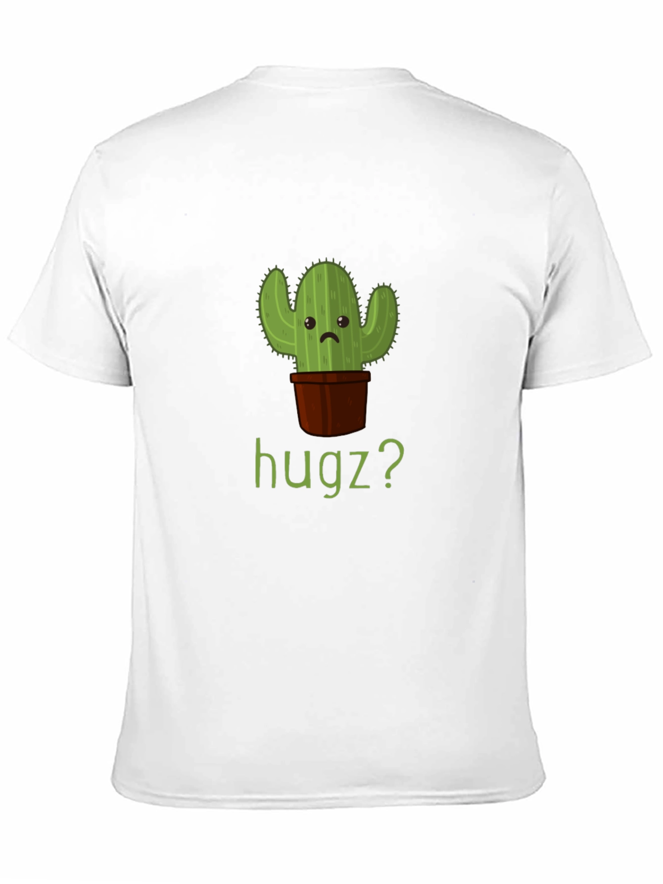 Cactus Hugz? Mens Graphic T-Shirt - Black