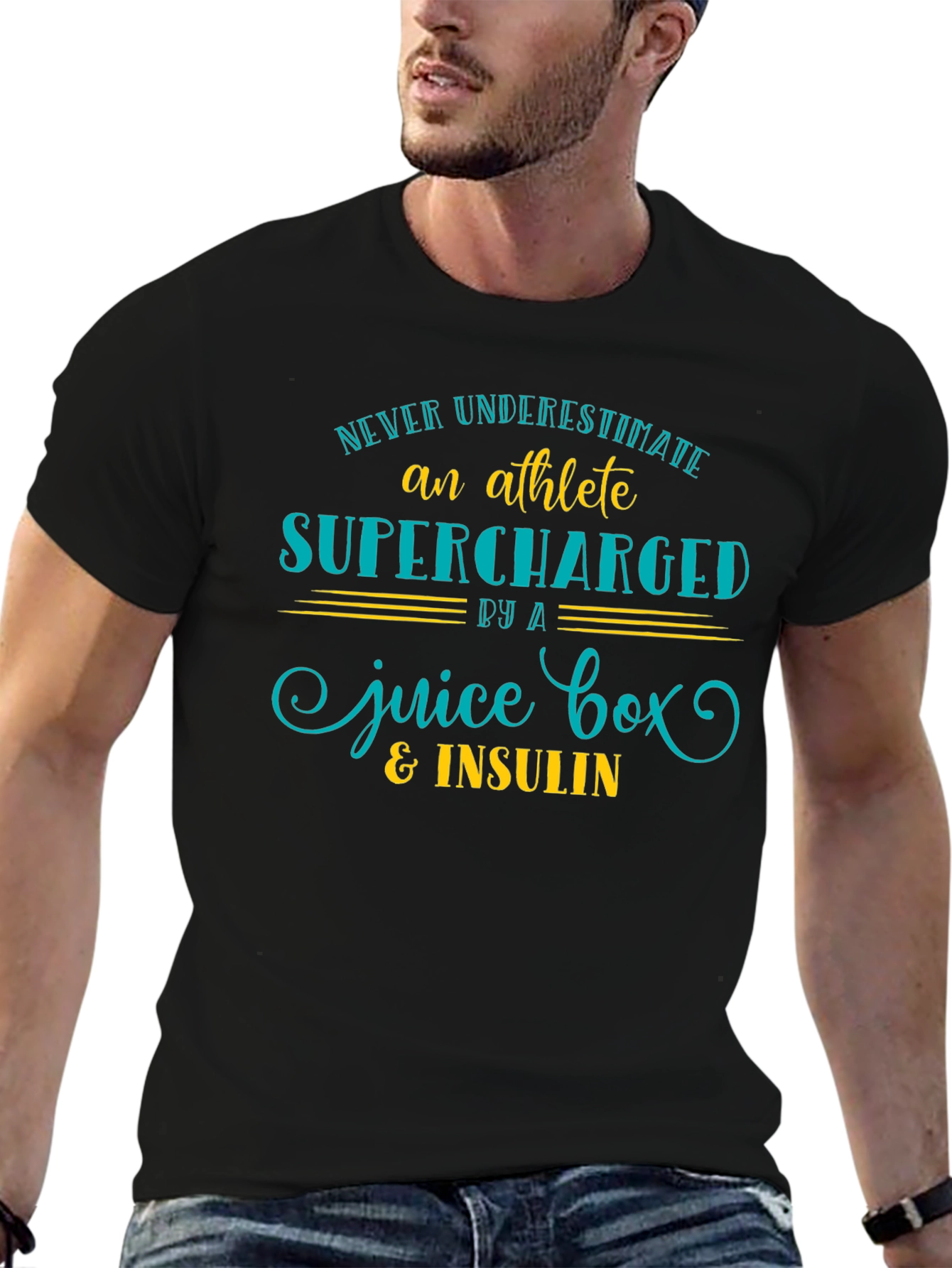 Athlete Supercharged Juice Box & Insulin T-Shirt