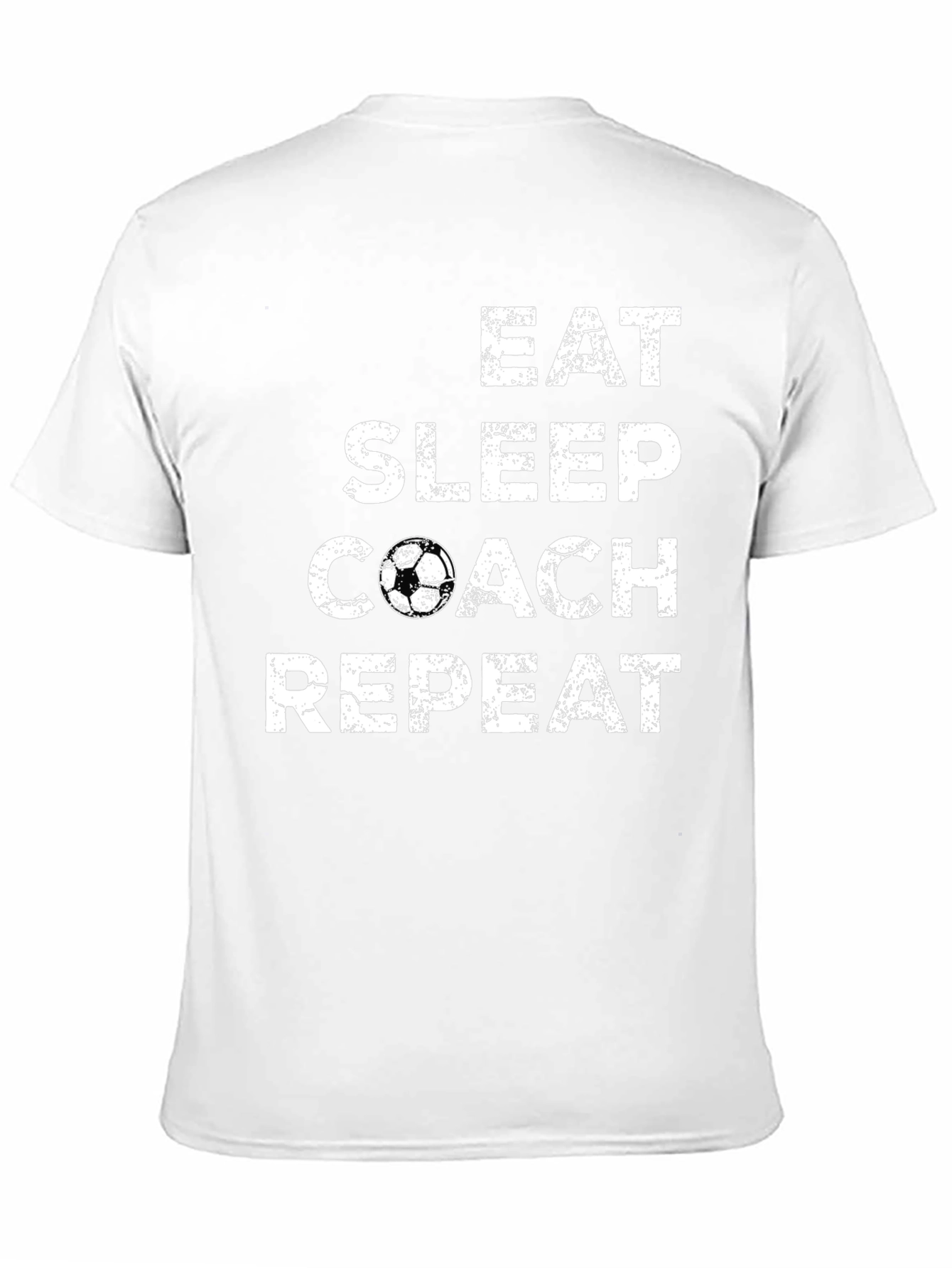 Eat Sleep Coach Repeat Soccer T-Shirt