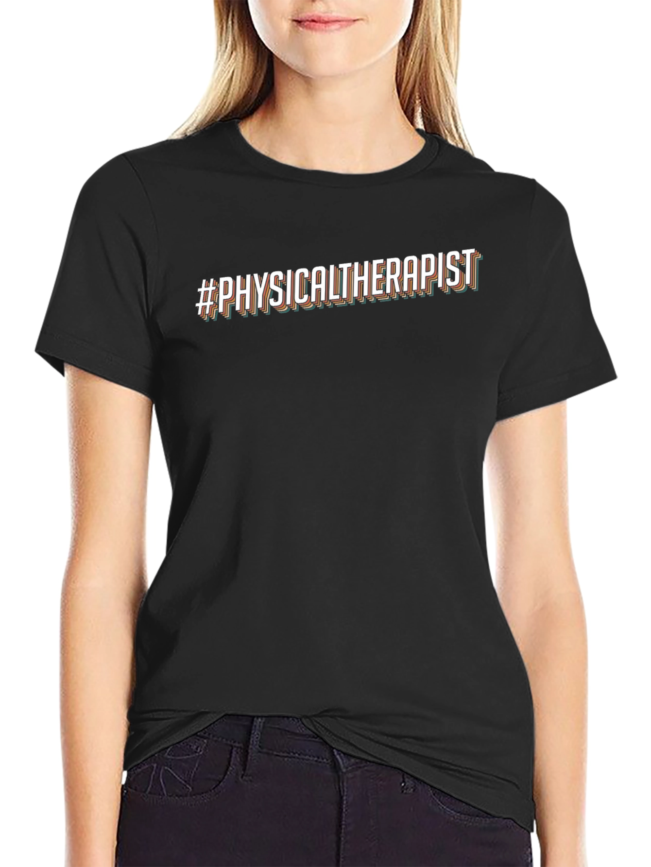 Physical Therapist T-Shirt - Black