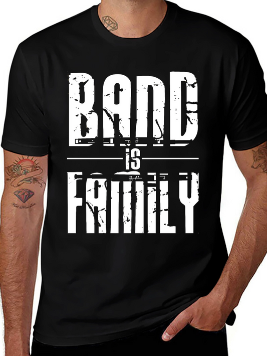 Band is Family Graphic Print T-Shirt