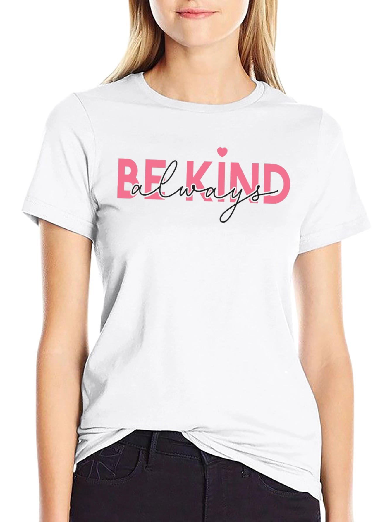 Be Kind Always Black T-Shirt