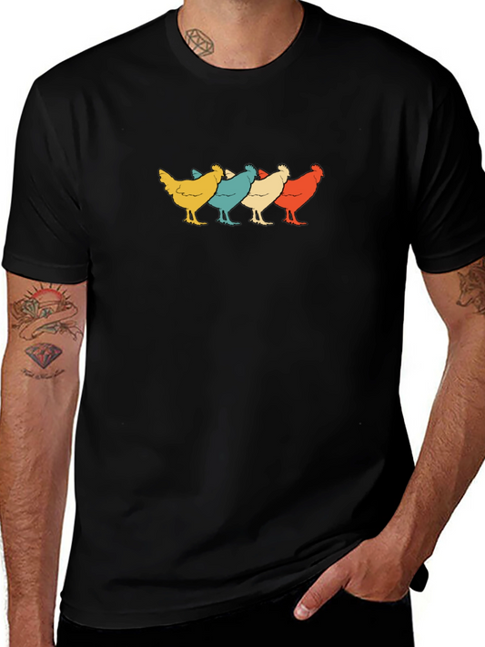Retro Chicken Squad T-Shirt