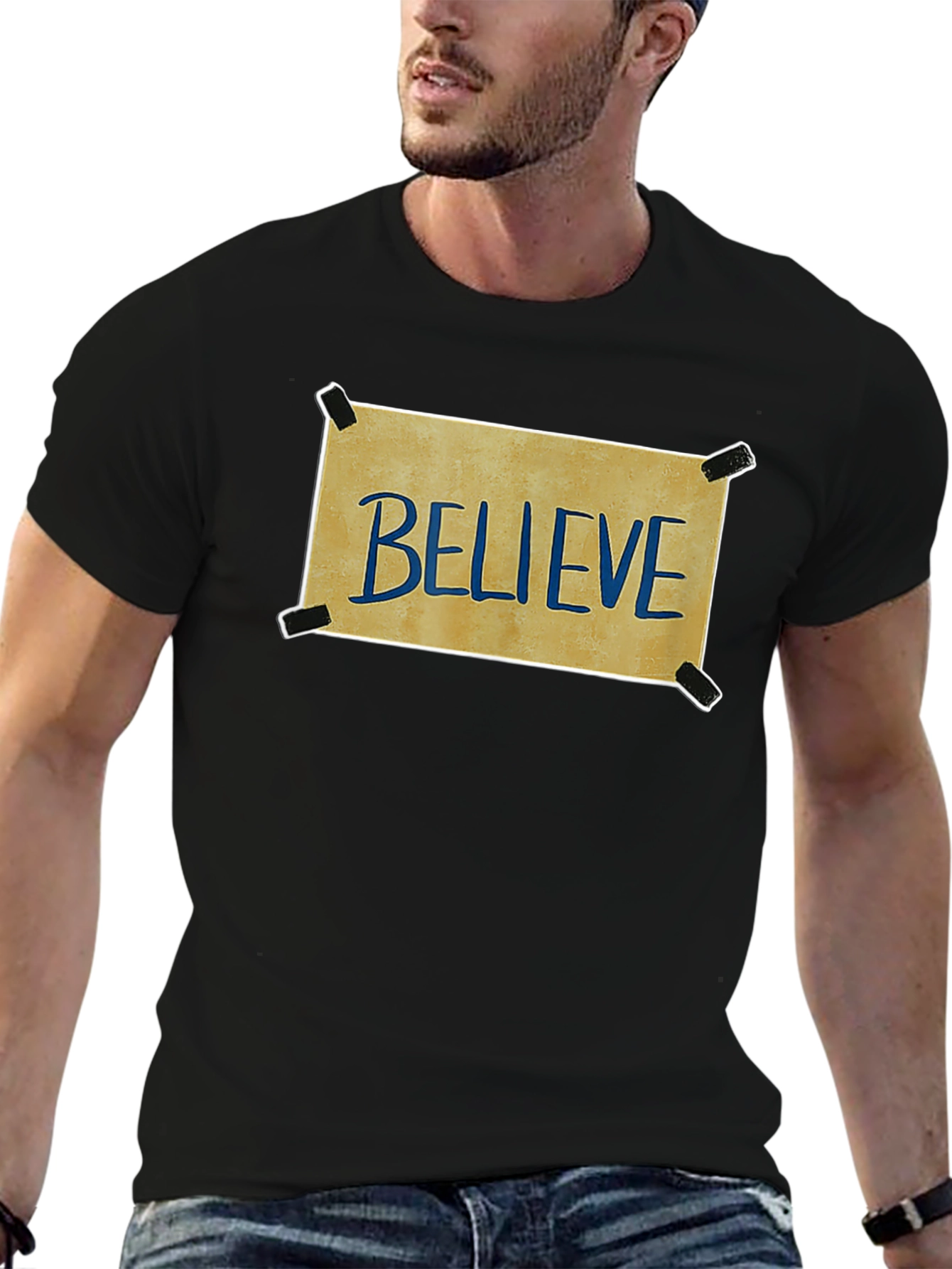 Believe Graphic T-Shirt - Soft Cotton Blend