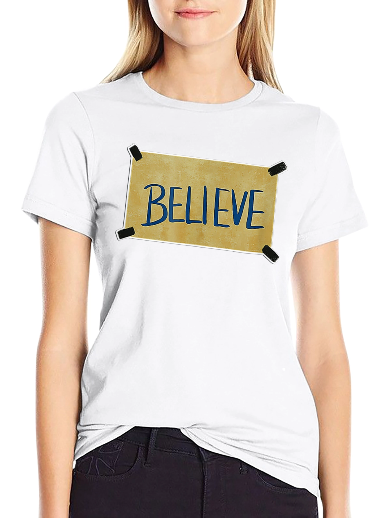 Believe Graphic T-Shirt - Soft Cotton Blend
