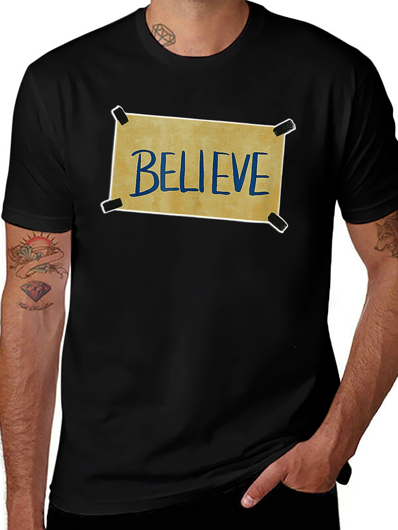 Believe Graphic T-Shirt - Soft Cotton Blend
