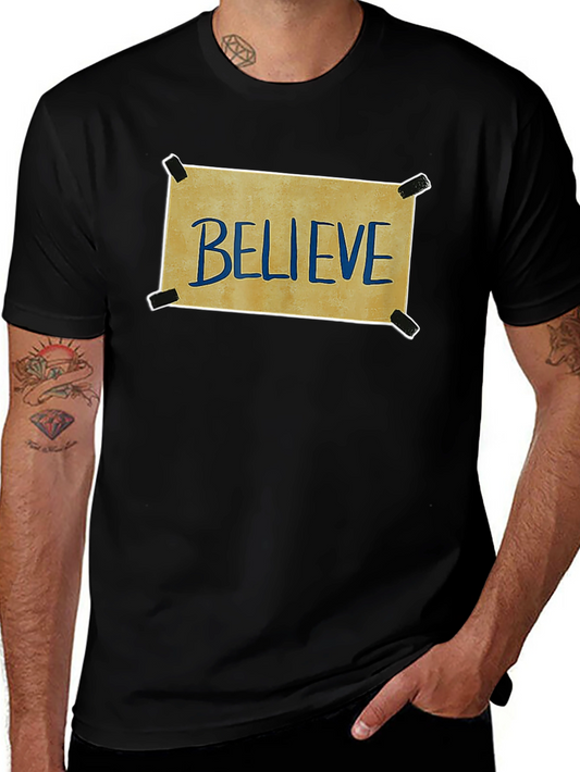 Believe Graphic T-Shirt - Soft Cotton Blend