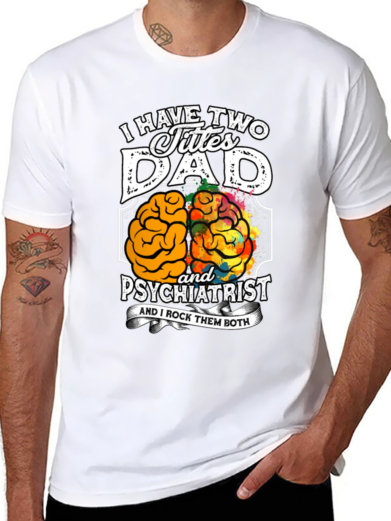 Dad Psychiatrist Graphic T-Shirt