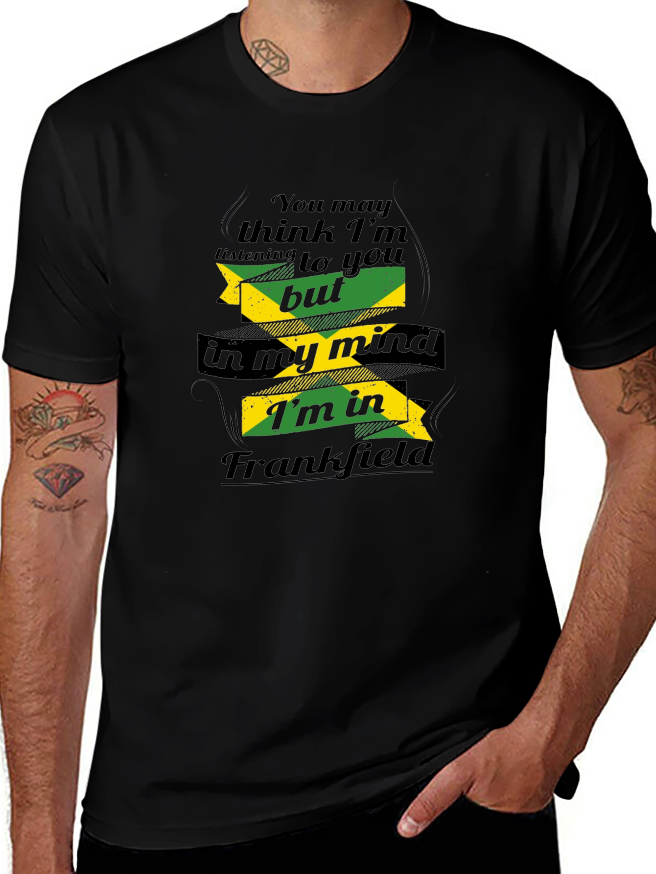 Frankfield Jamaican Flag T-Shirt