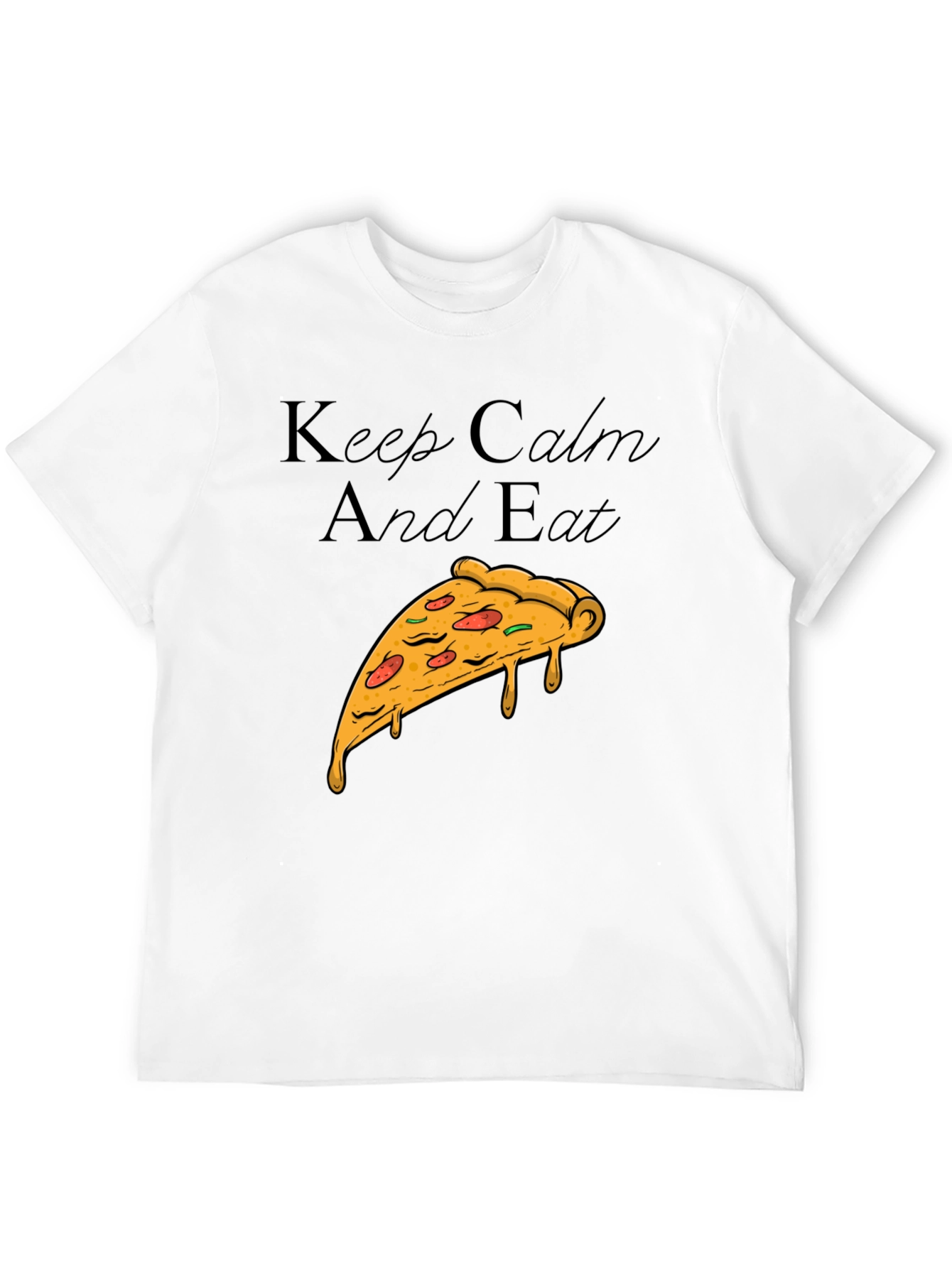 Keep Calm and Eat Pizza T-Shirt