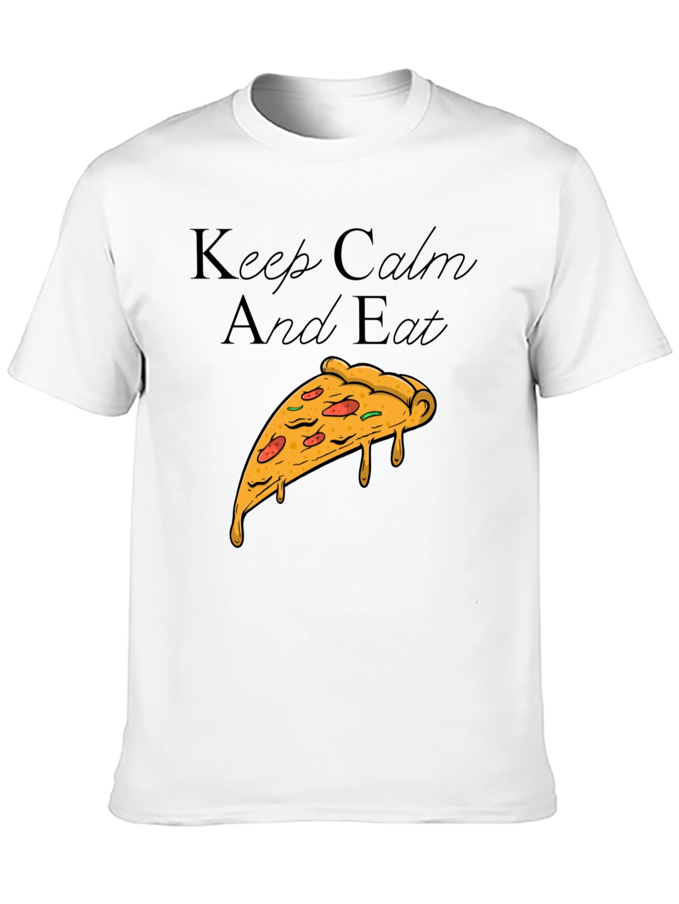 Keep Calm and Eat Pizza T-Shirt
