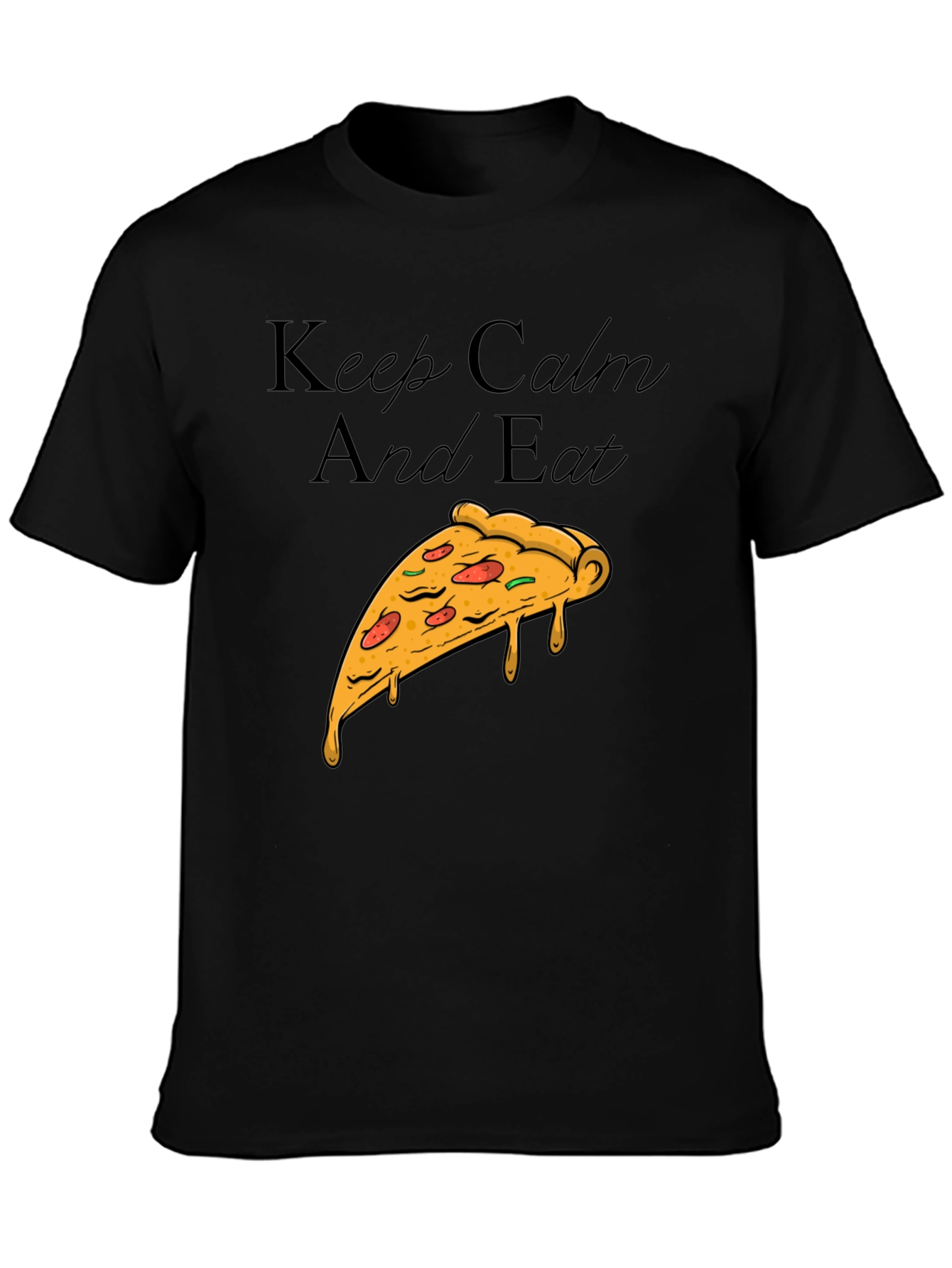 Keep Calm and Eat Pizza T-Shirt