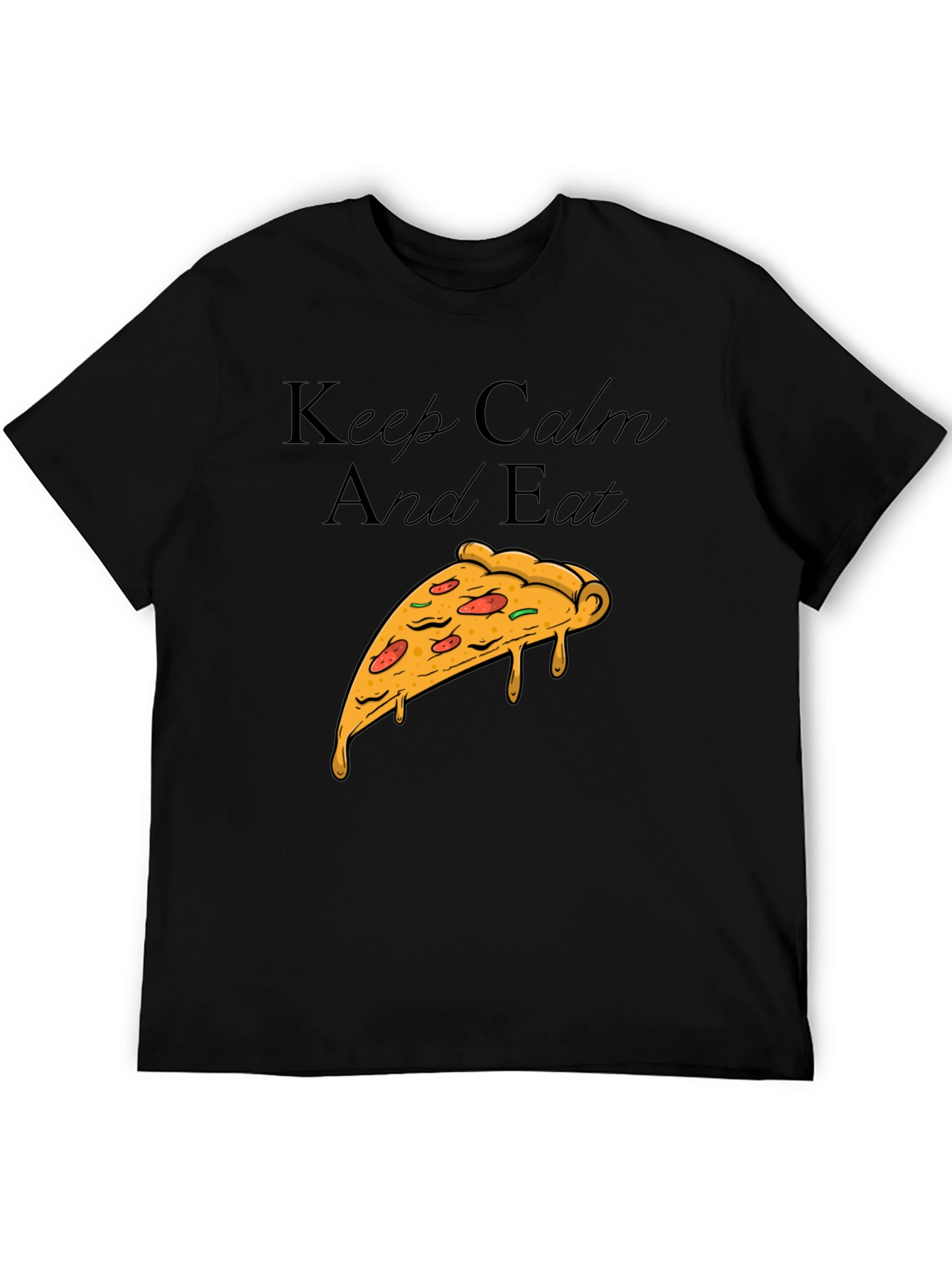 Keep Calm and Eat Pizza T-Shirt
