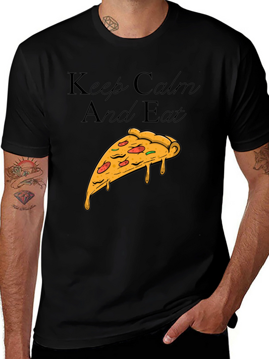 Keep Calm and Eat Pizza T-Shirt