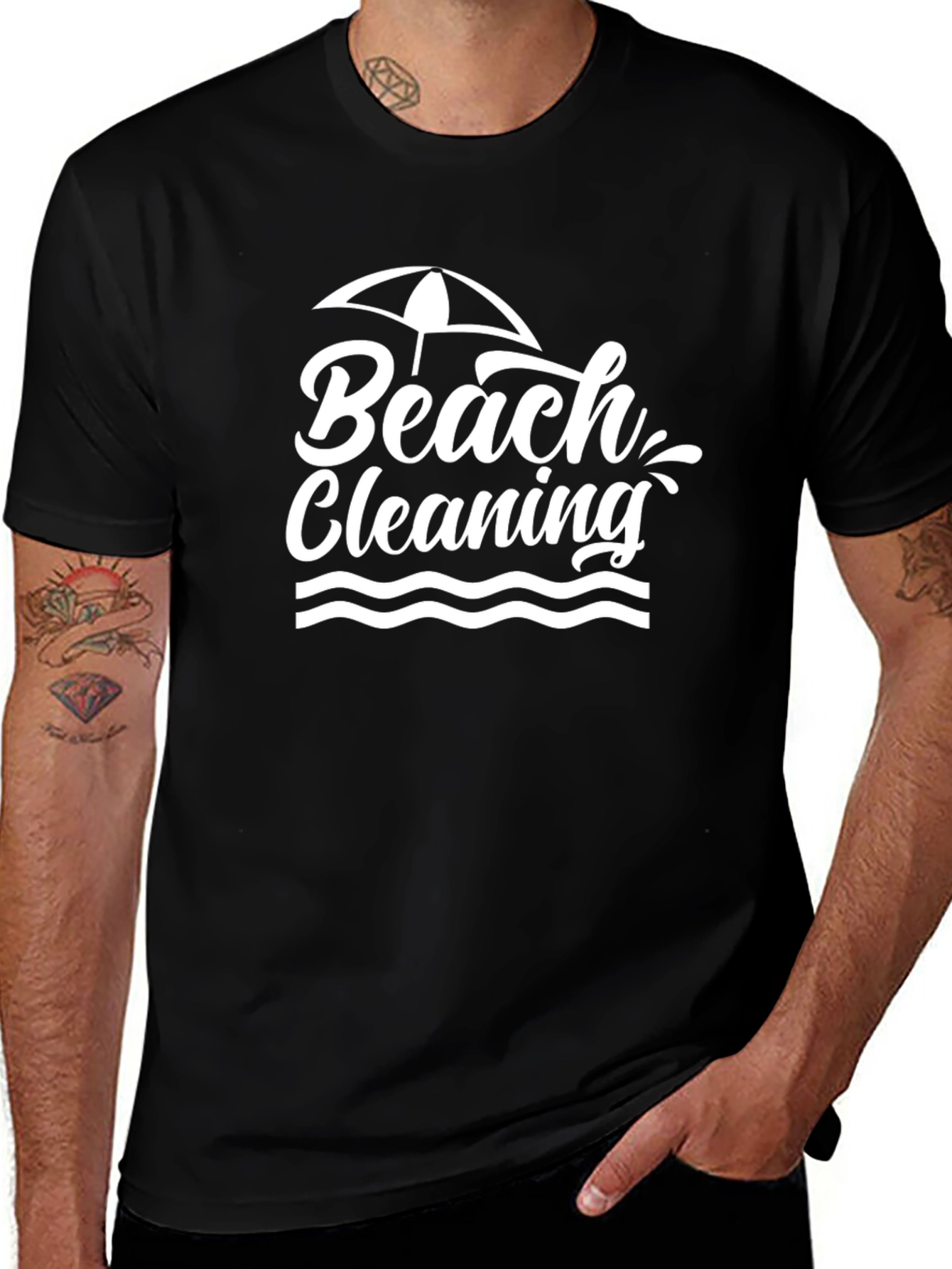Beach Cleaning T-Shirt - Eco-Friendly Design