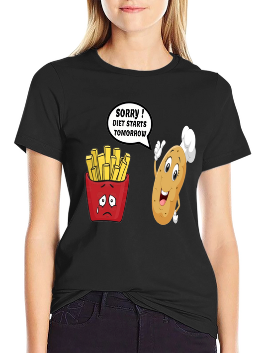 Diet Starts Tomorrow Funny T-Shirt