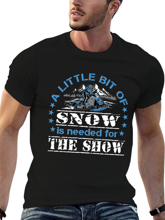 Snow Show T-Shirt - Snowmobile Design