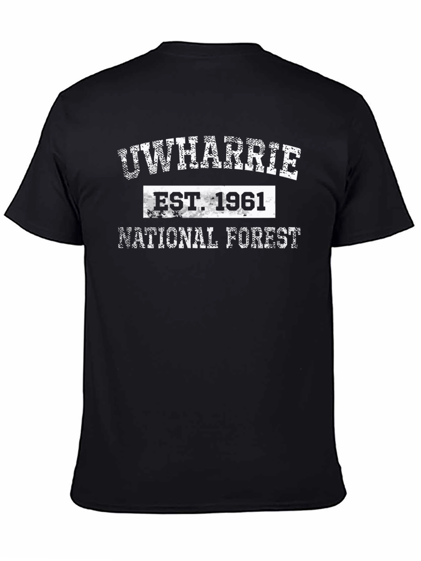 Uwharrie National Forest Est. 1961 Black T-Shirt