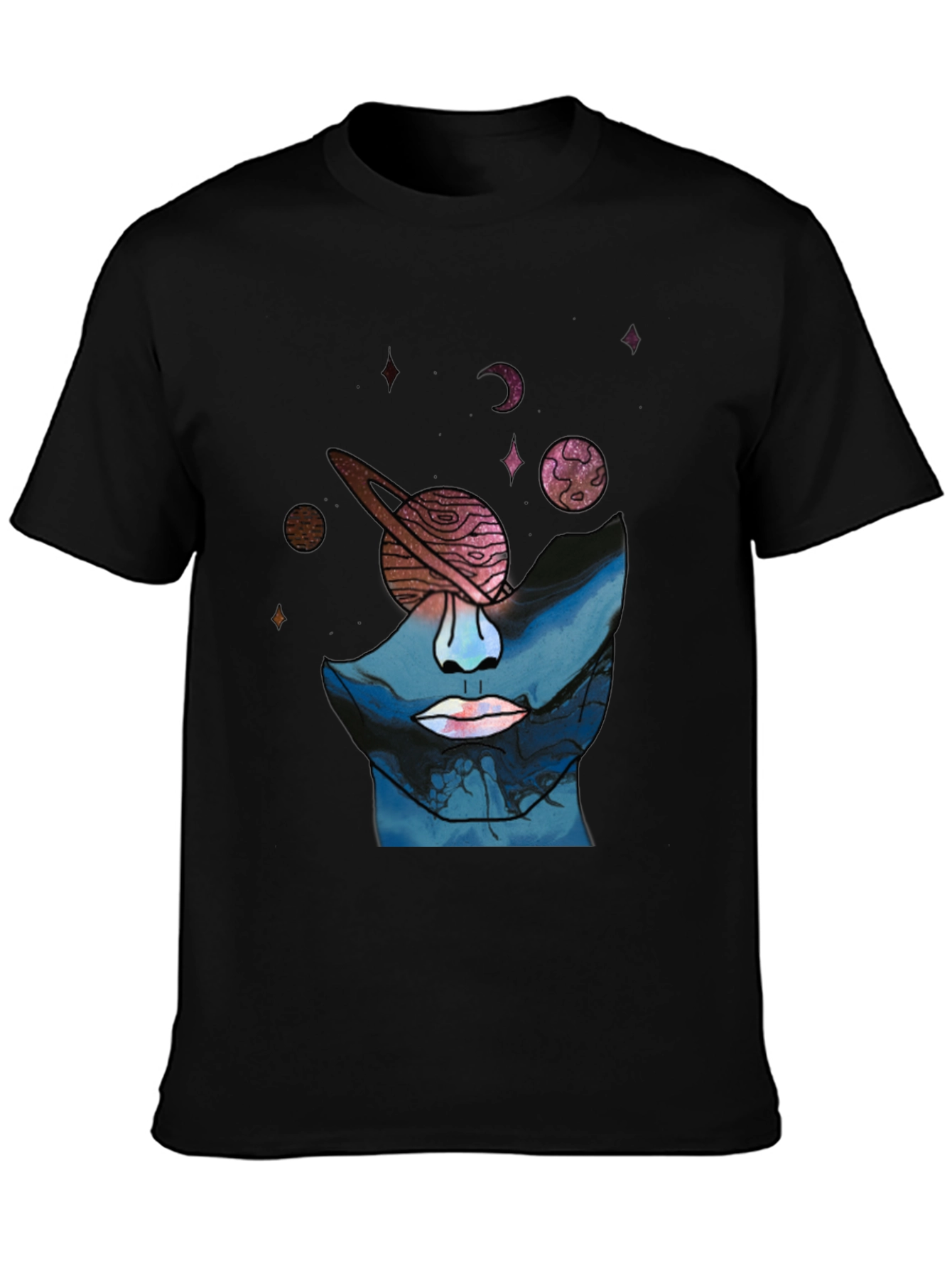 Cosmic Mind Graphic T-Shirt - Unique Universe Design