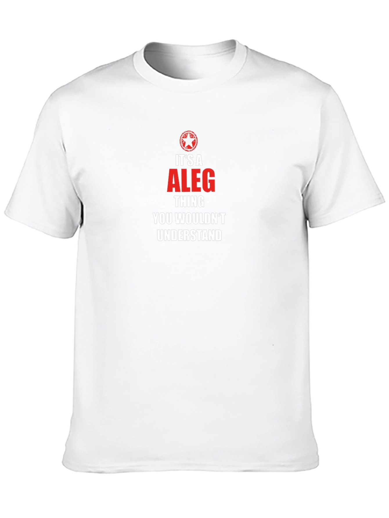 Its a Aleg Thing T-Shirt - Black Cotton Tee