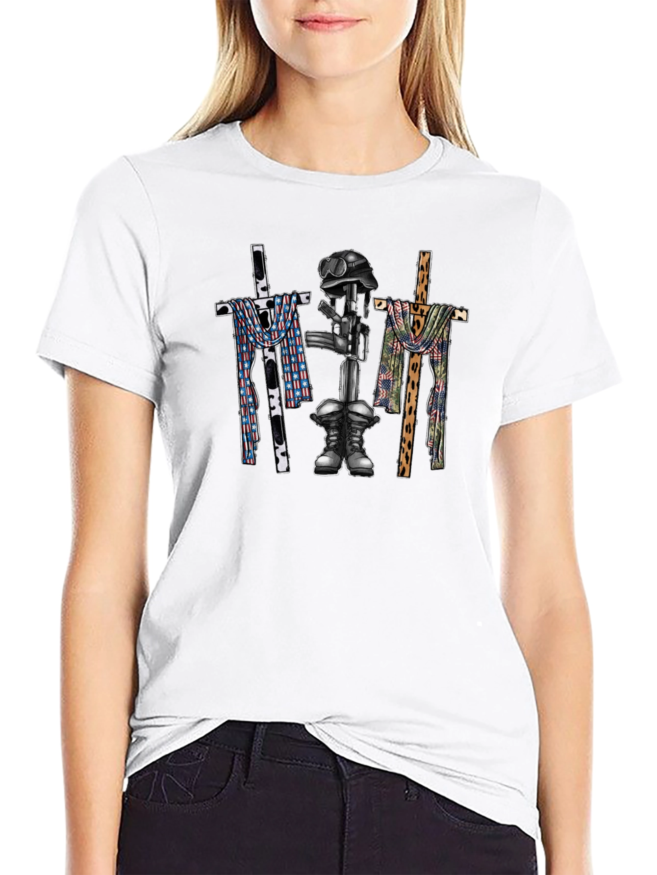 Patriotic Military Tribute T-Shirt