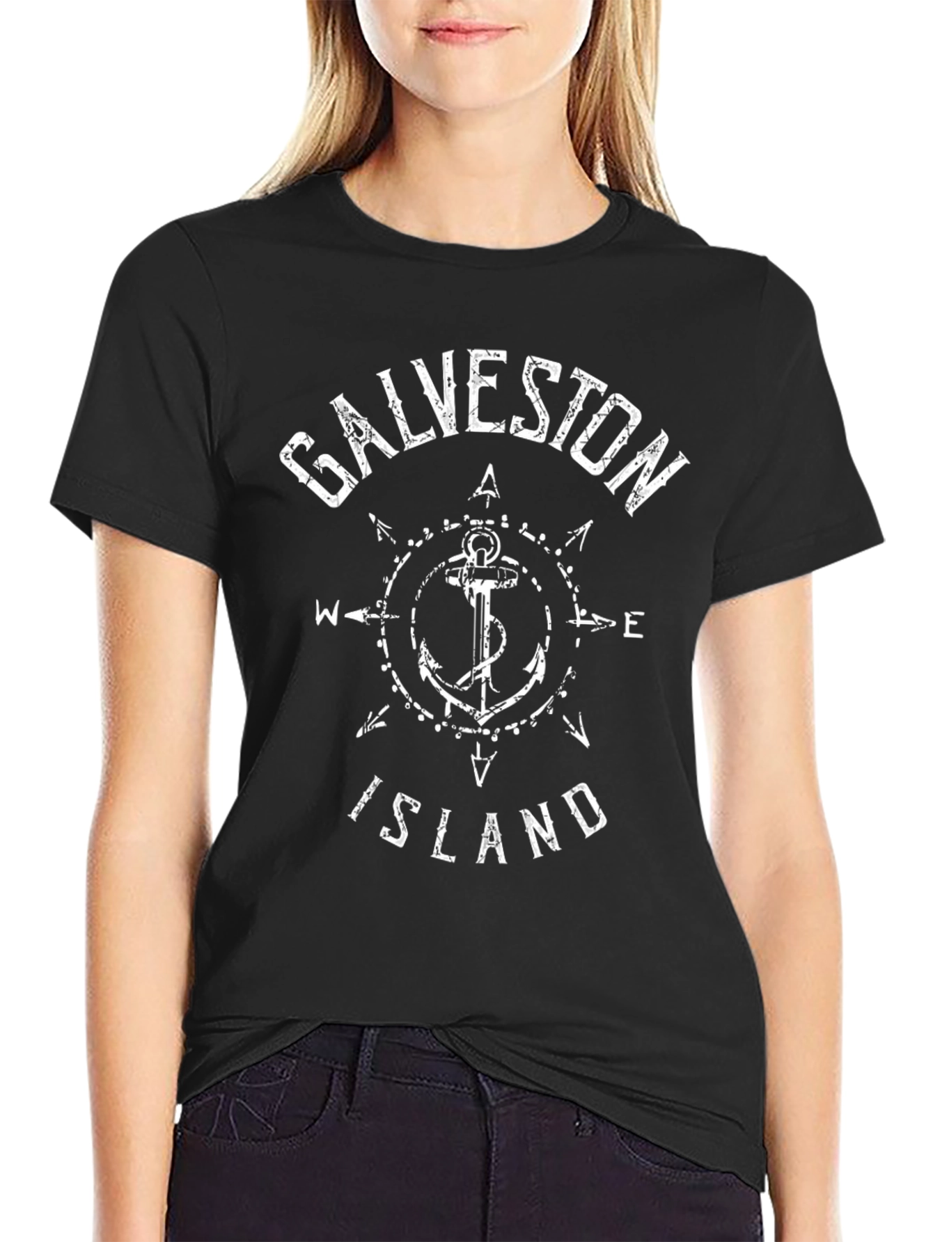 Galveston Island Anchor T-Shirt