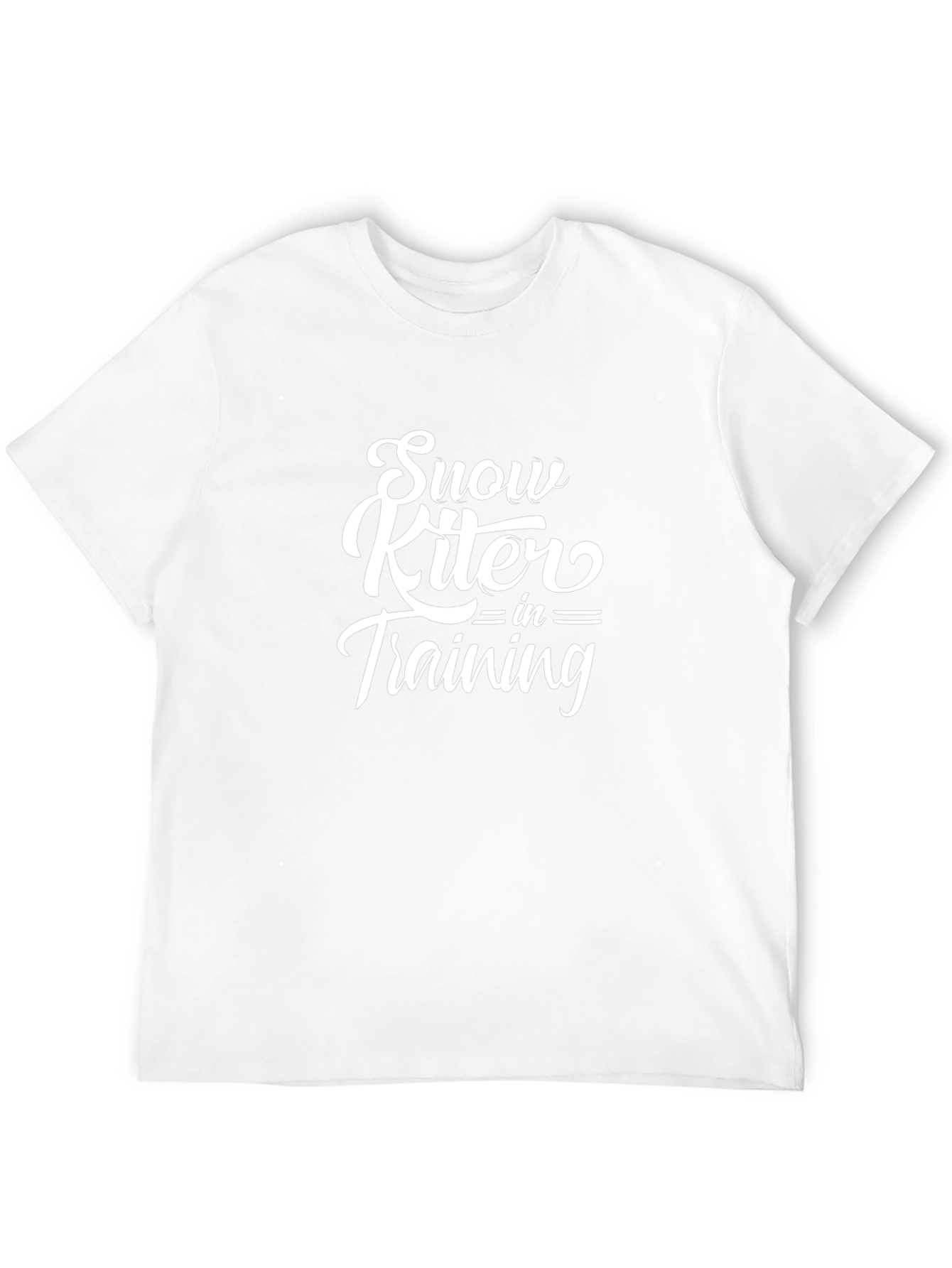 Snow Kiter in Training Black T-Shirt