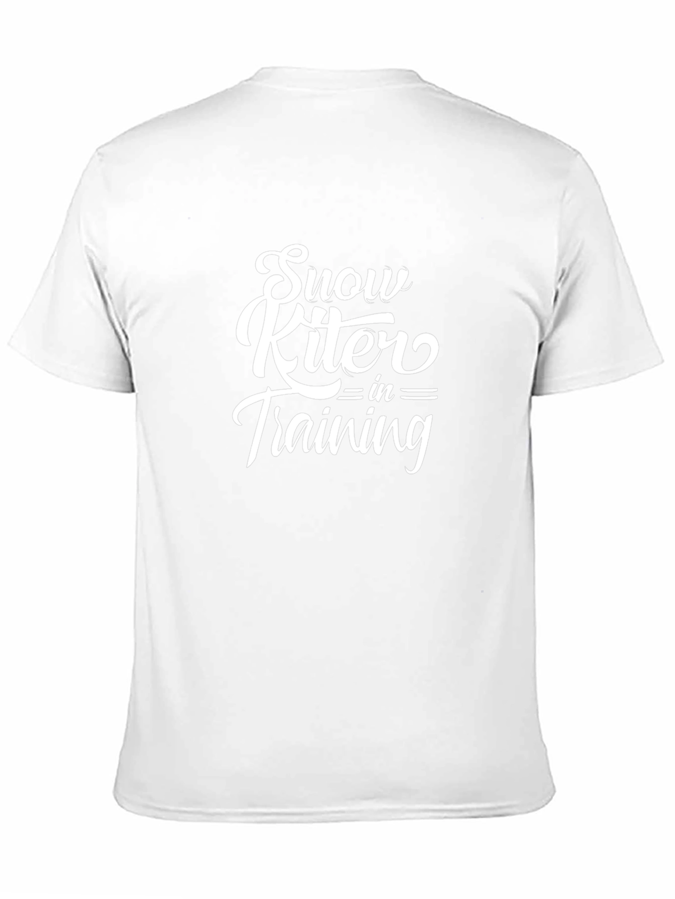 Snow Kiter in Training Black T-Shirt