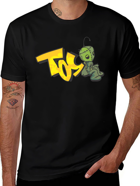 Black Tee with TOS Graphic
