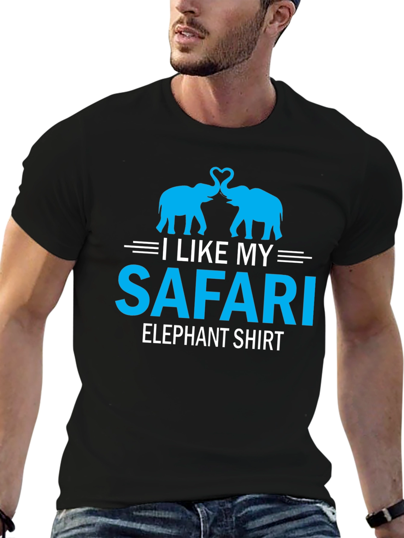 Safari Elephant Shirt -  I Like My Elephant Tee
