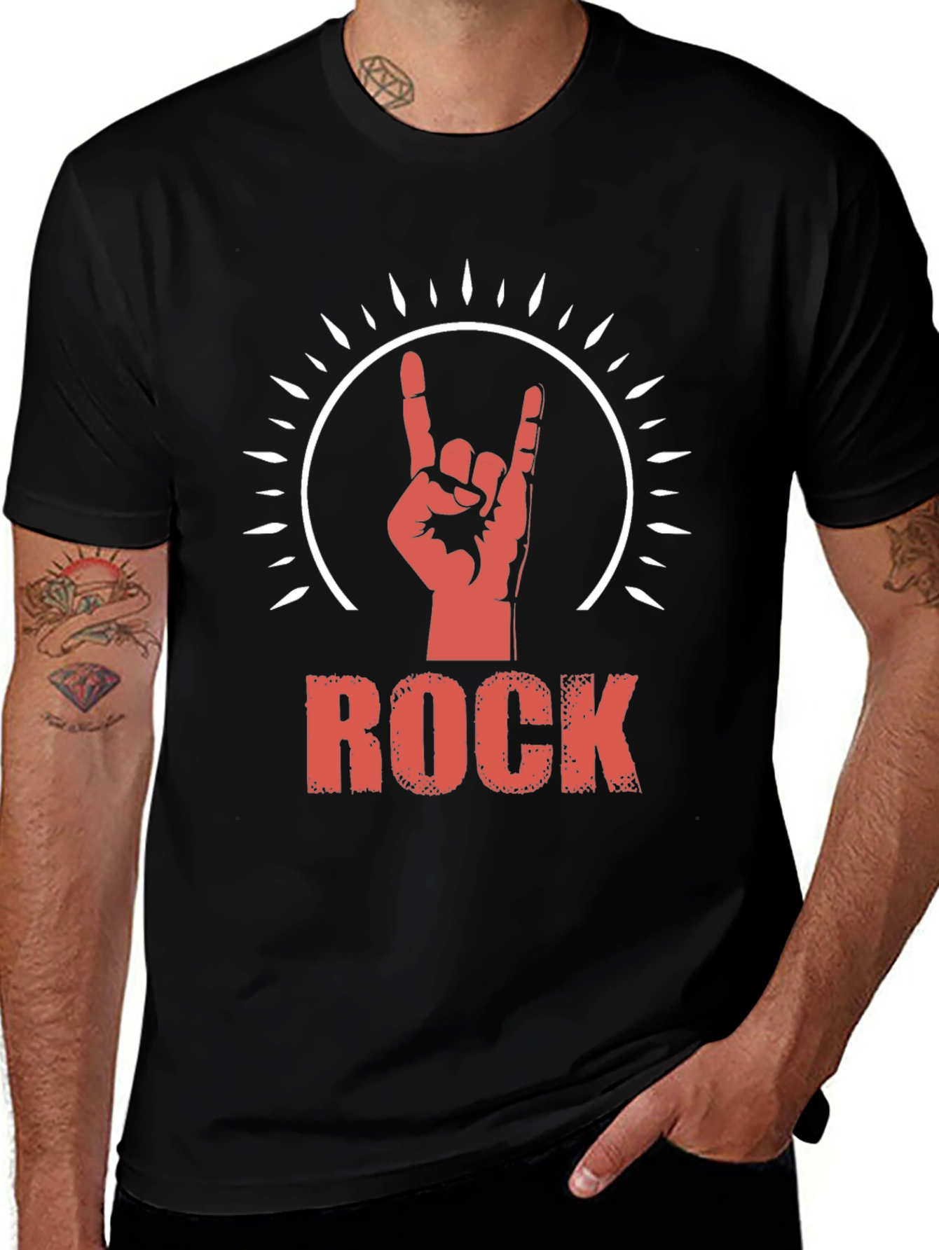 Rock On Graphic Tee - Music Lovers T-Shirt