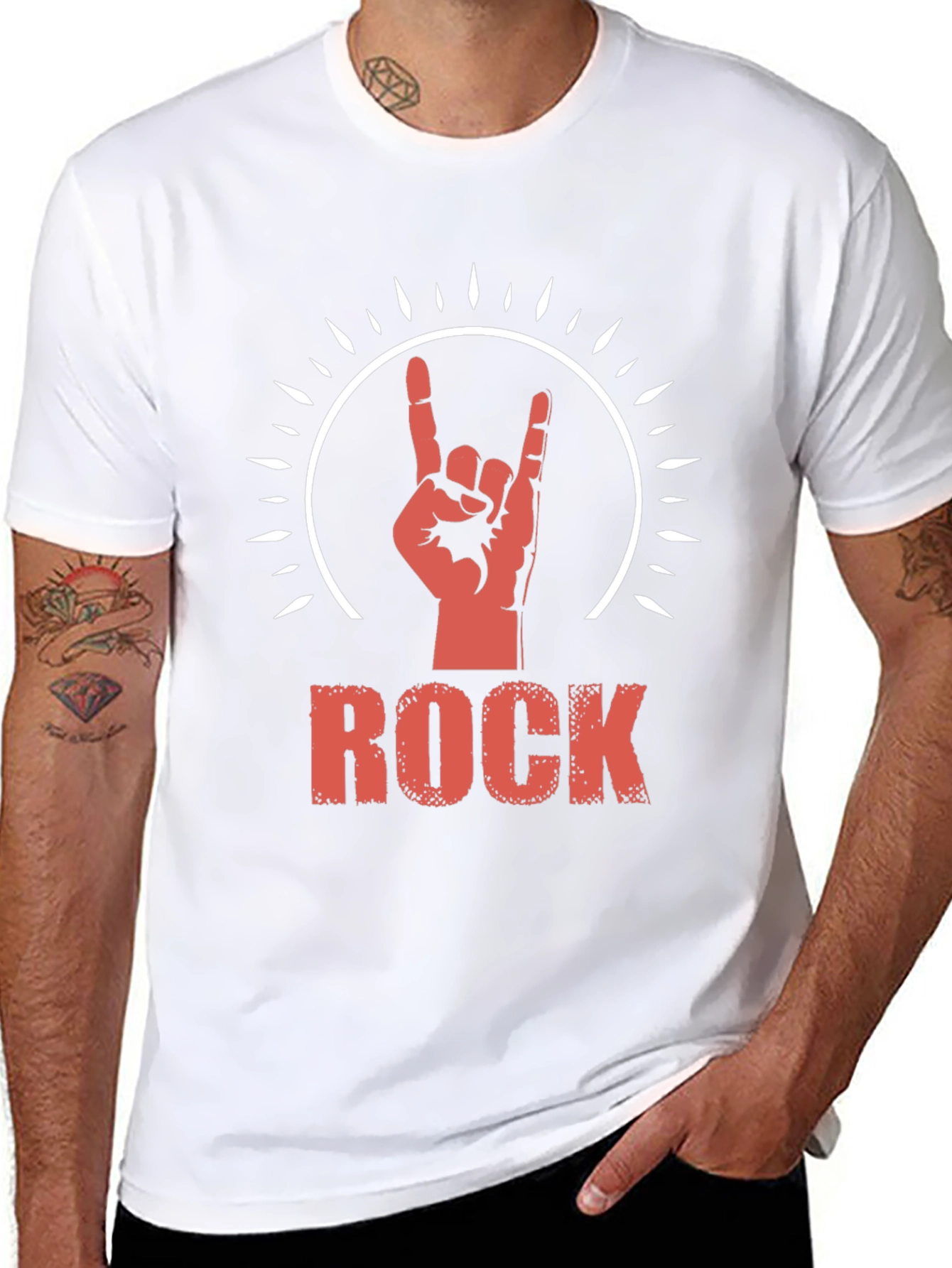 Rock On Graphic Tee - Music Lovers T-Shirt