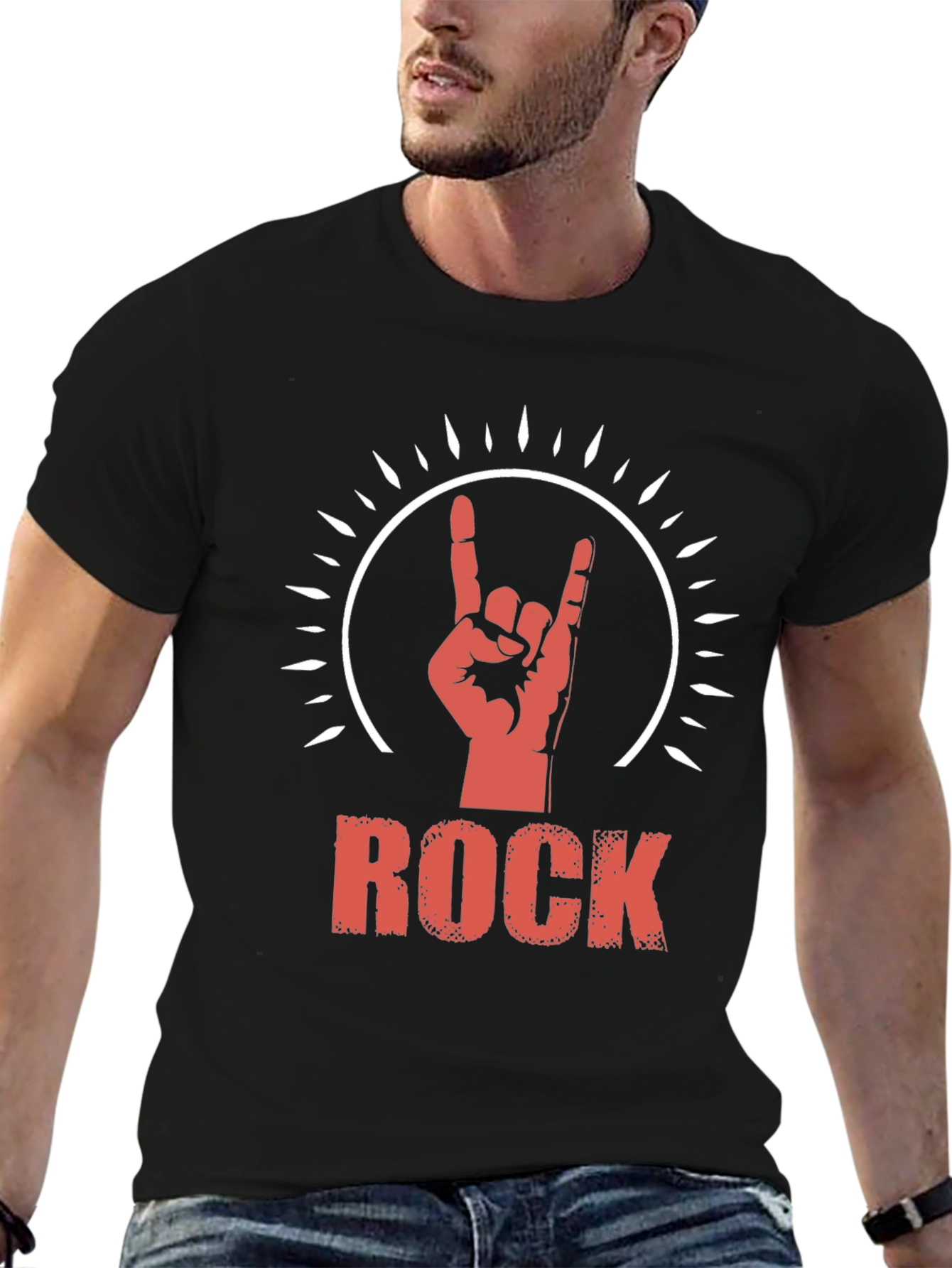 Rock On Graphic Tee - Music Lovers T-Shirt