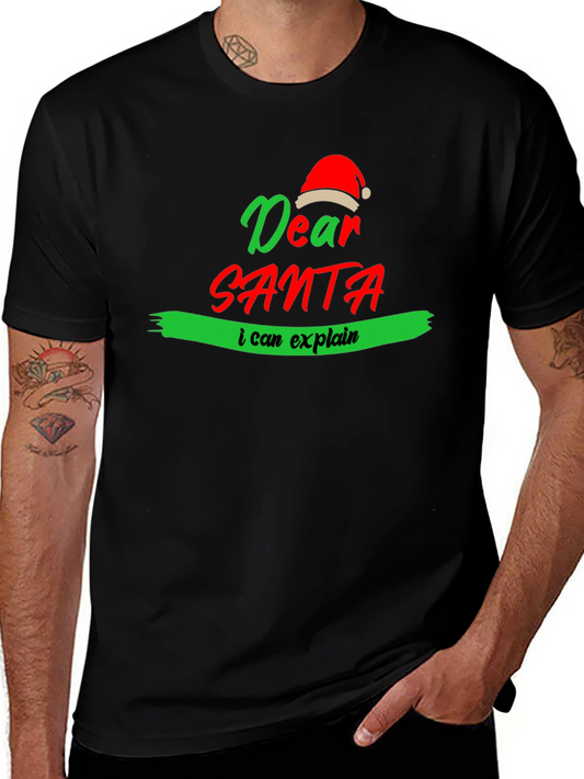 Dear Santa I Can Explain Christmas T-Shirt