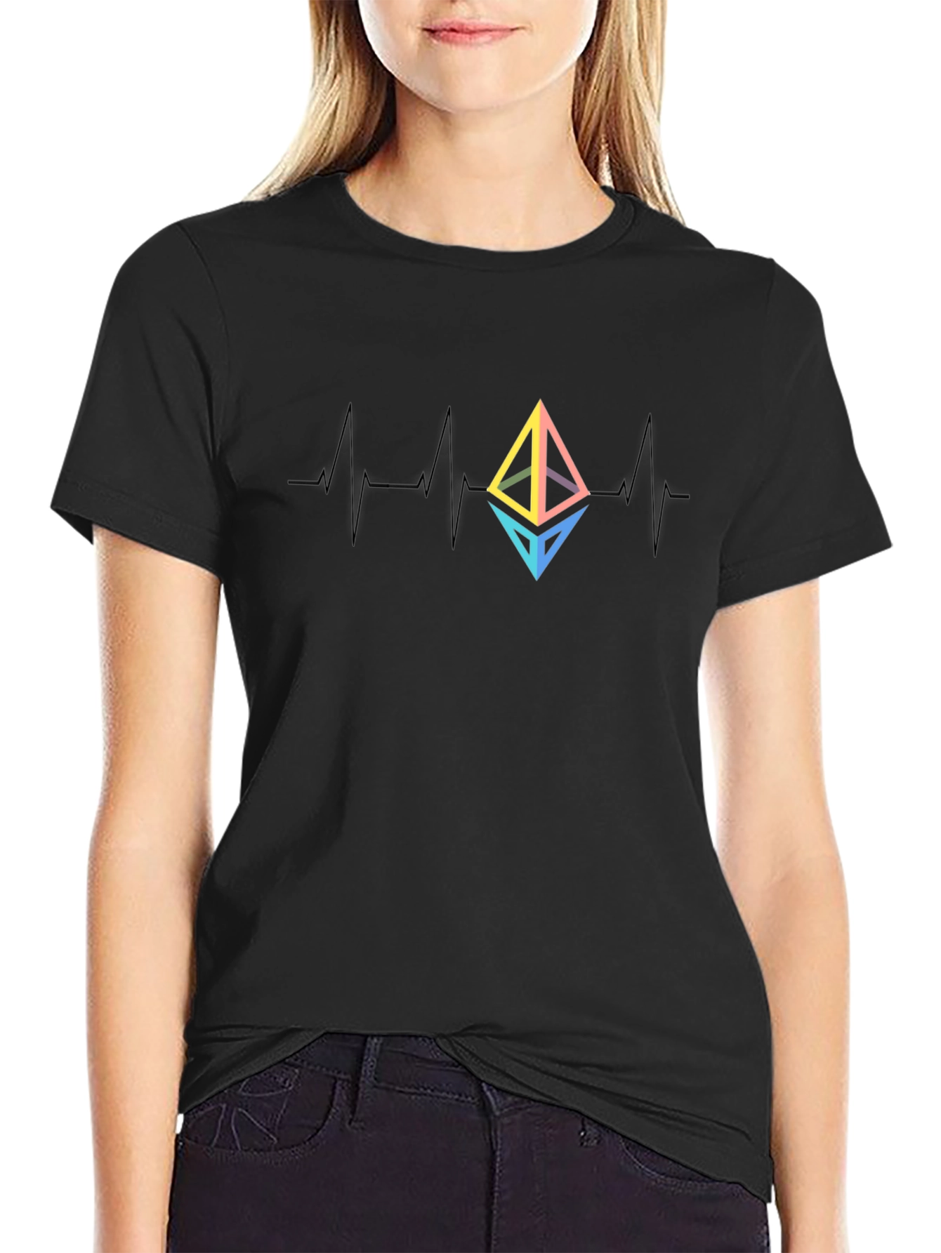 Ethereum Heartbeat T-Shirt - Crypto Lover Tee