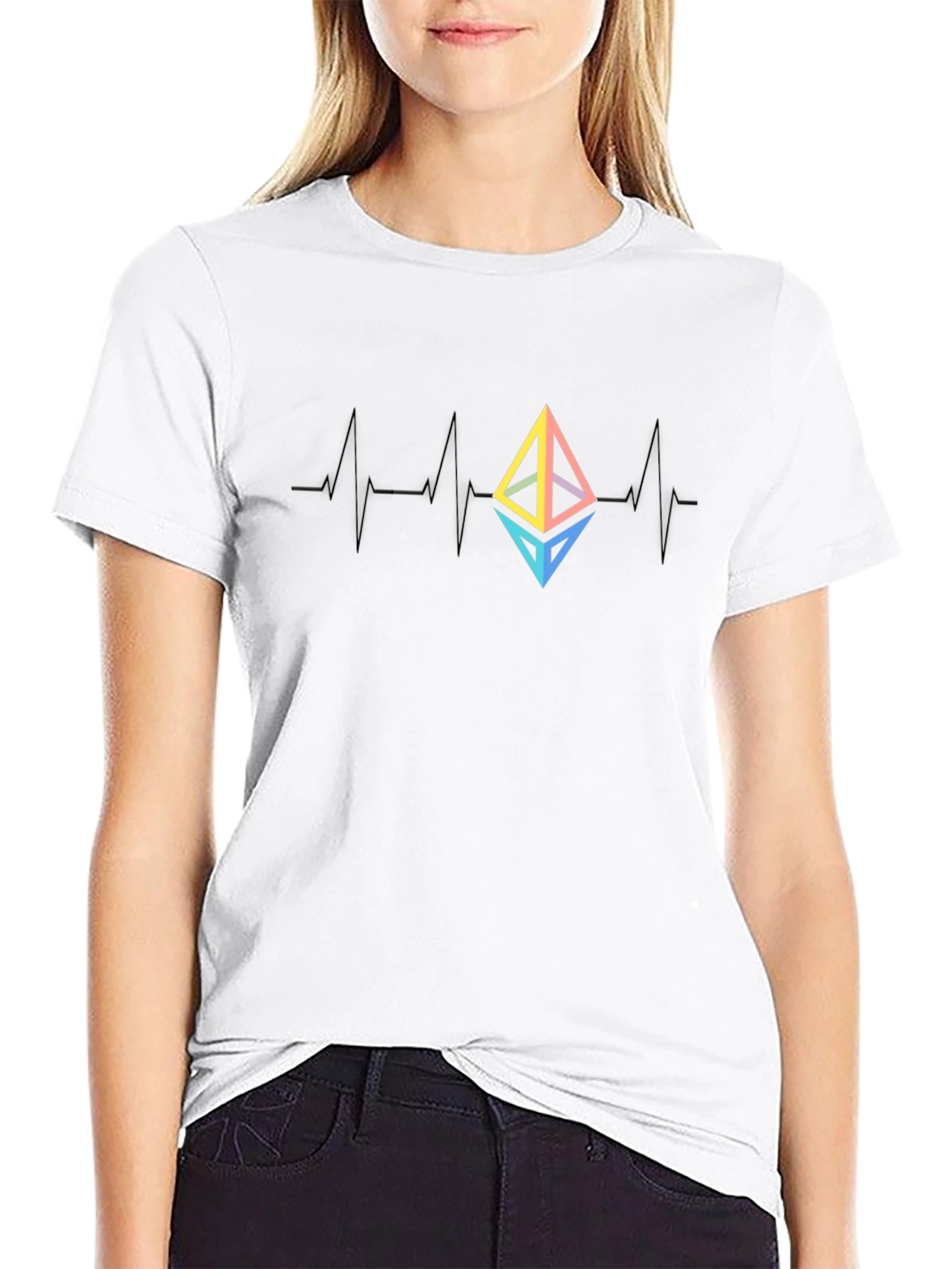 Ethereum Heartbeat T-Shirt - Crypto Lover Tee