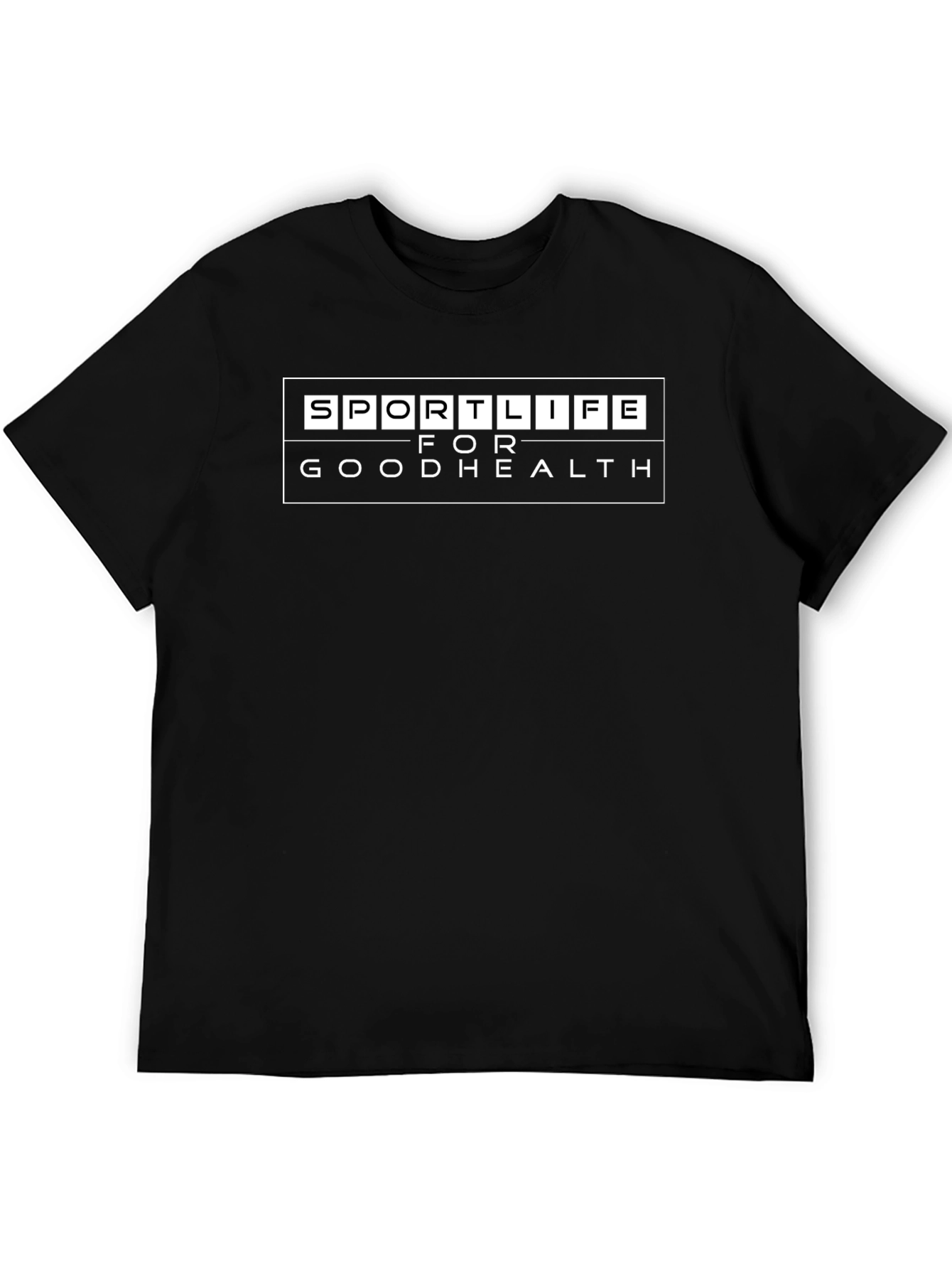 Sportlife T-Shirt - Good Health Black Tee