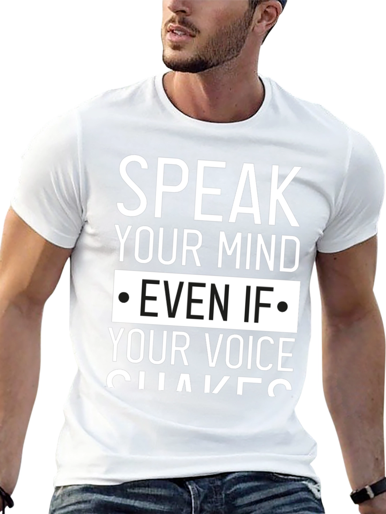 Speak Your Mind Graphic Tee - Empowering Message Shirt