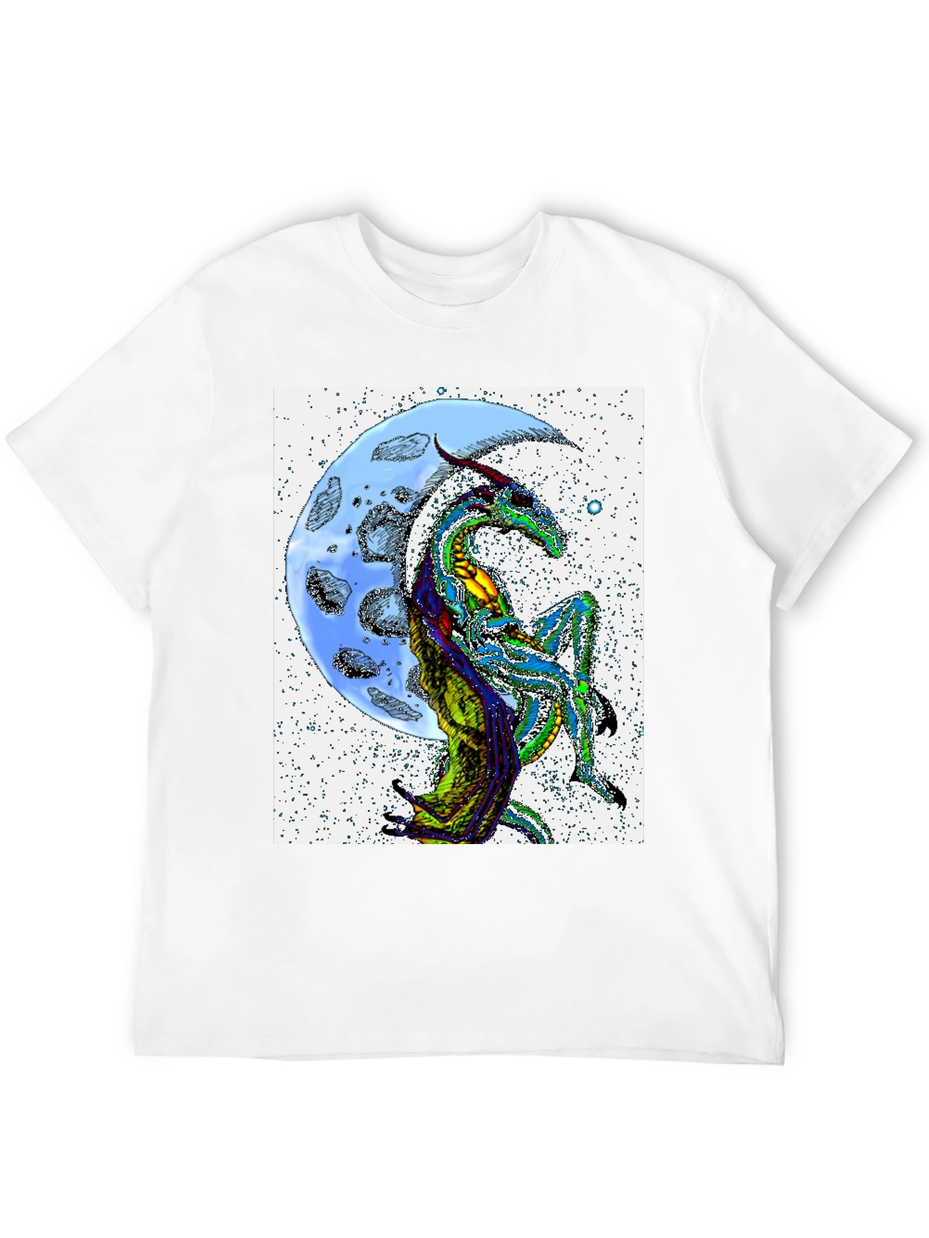 Dragon Moon T-Shirt - Unique Graphic Tee