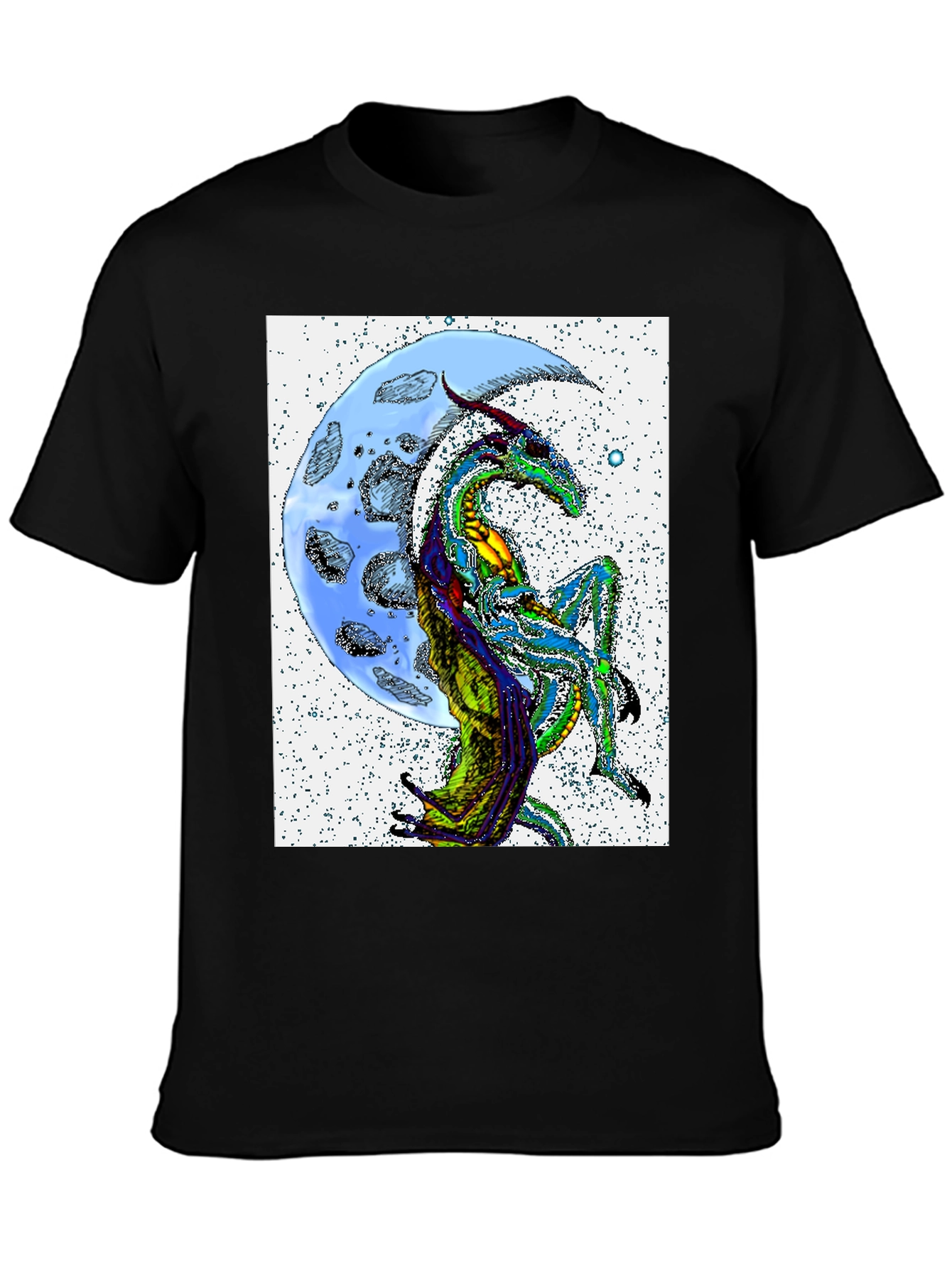 Dragon Moon T-Shirt - Unique Graphic Tee