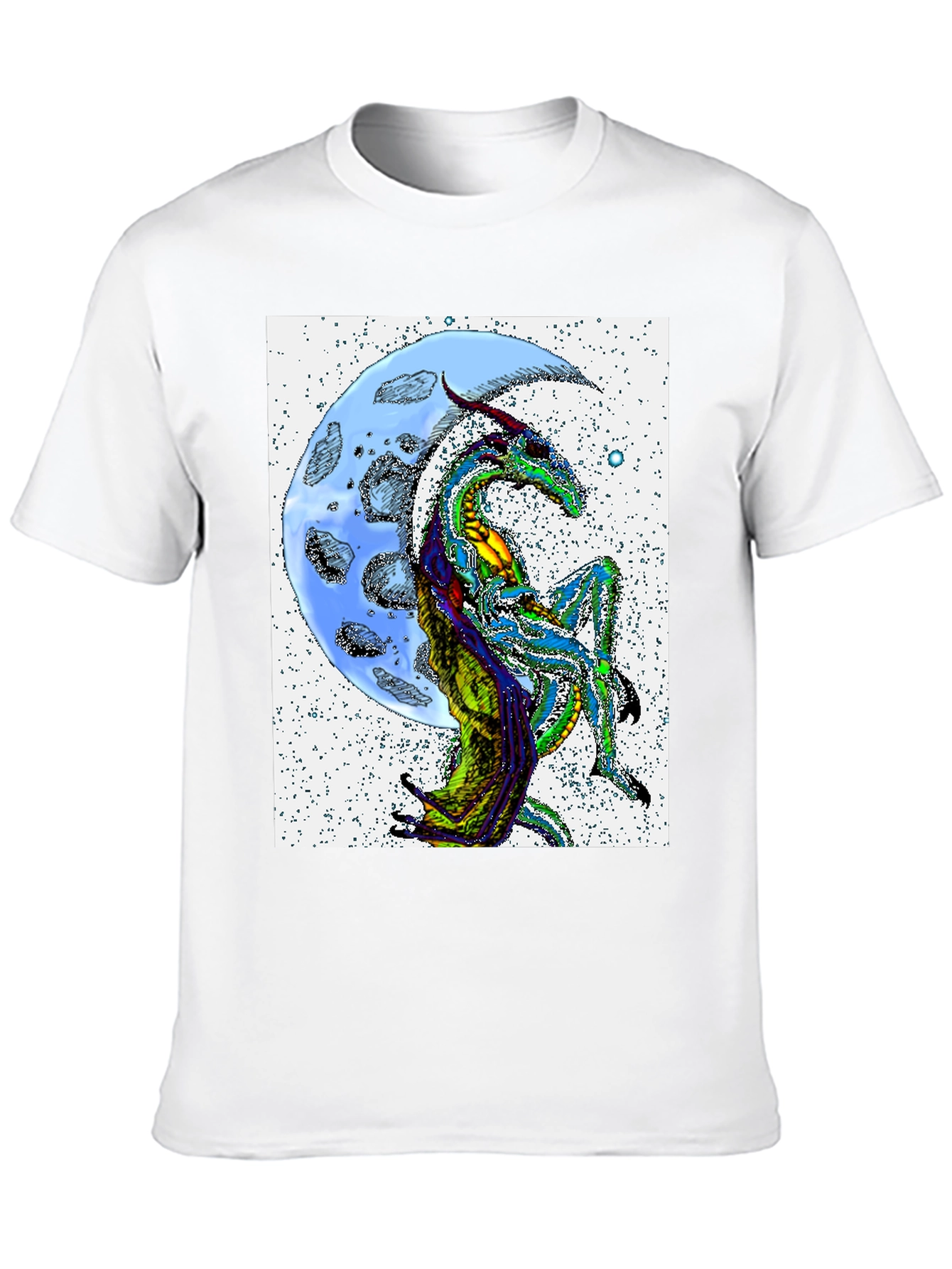 Dragon Moon T-Shirt - Unique Graphic Tee