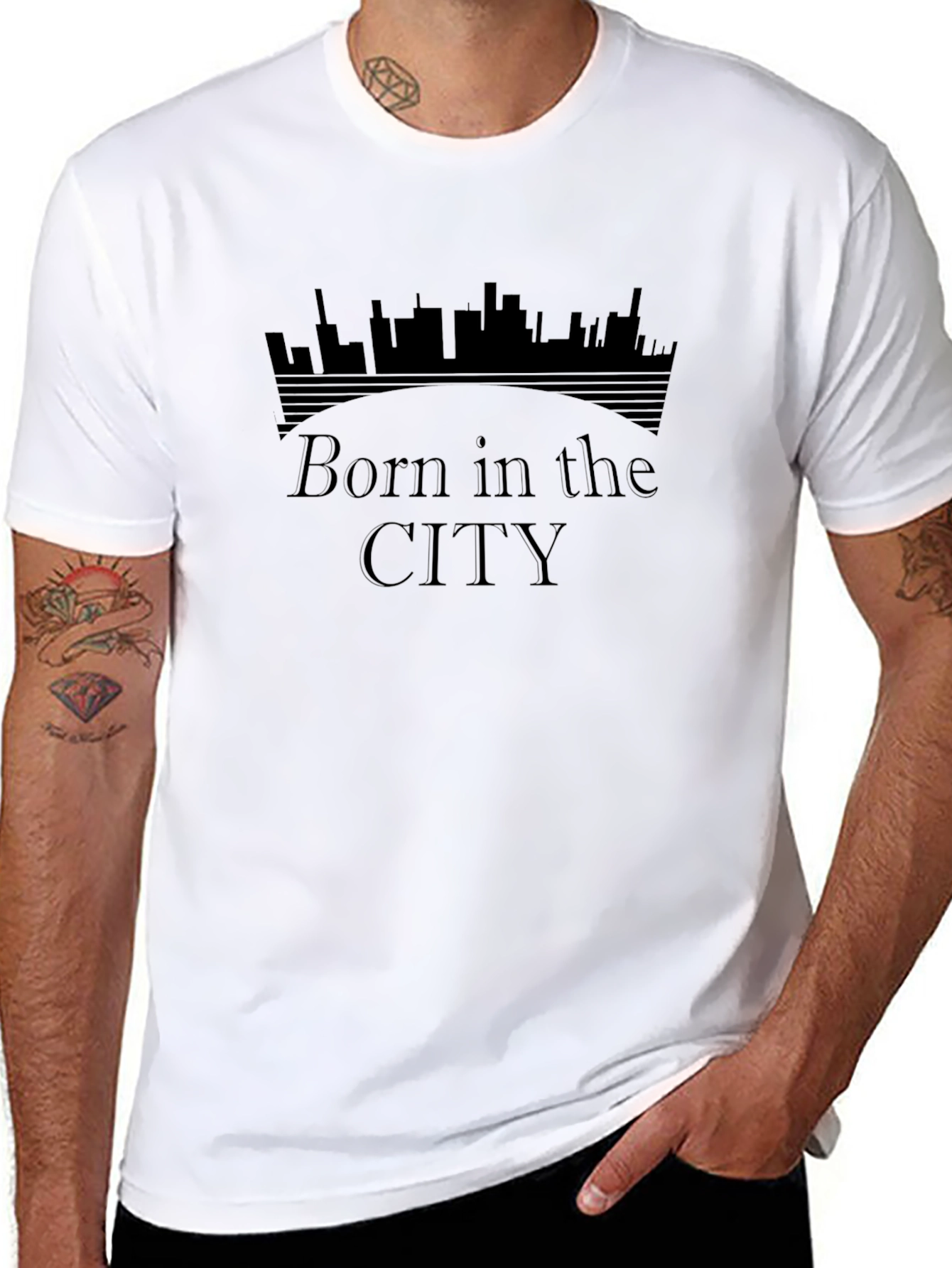 Born in the City Black T-Shirt