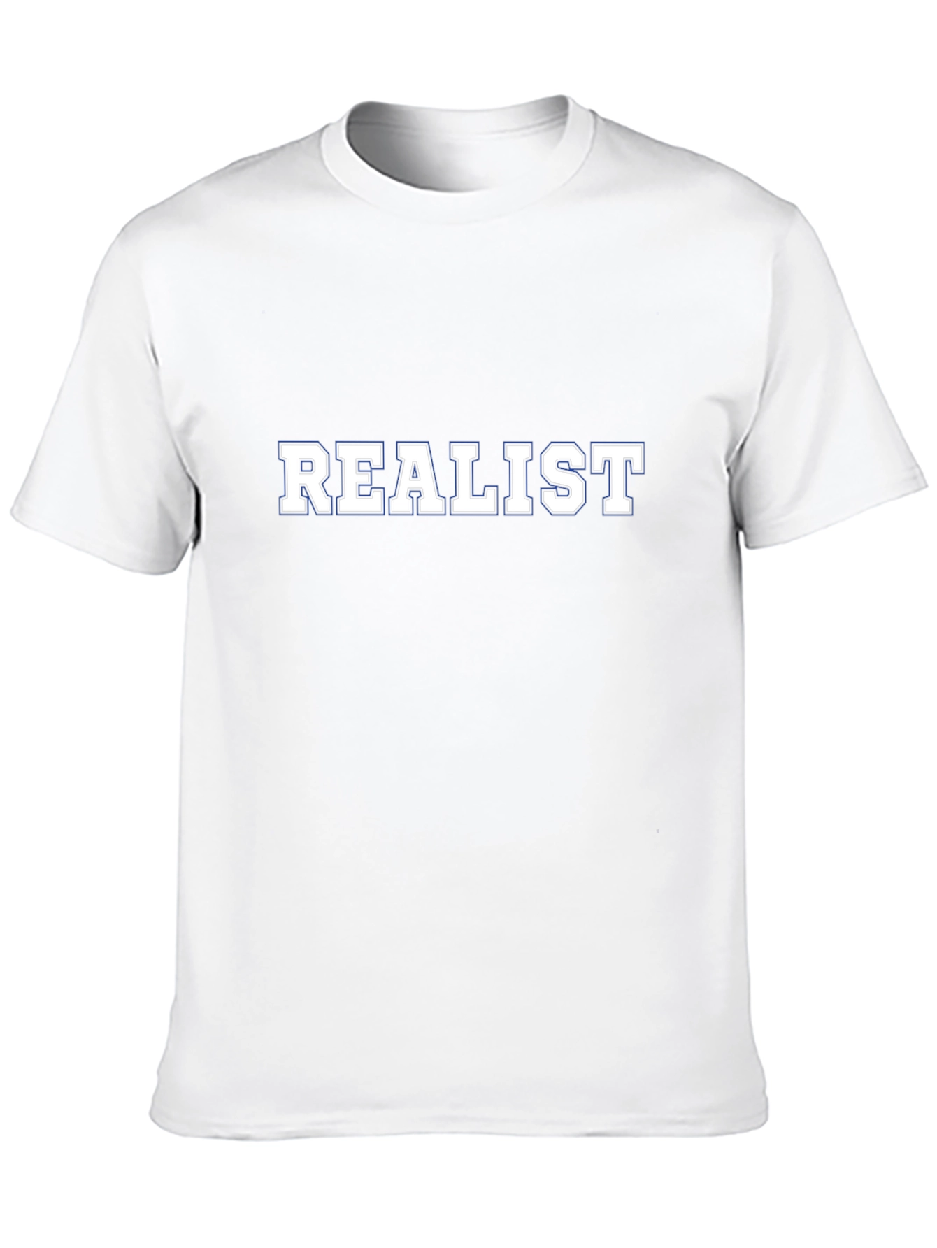 Realist Graphic Tee - Black Cotton T-Shirt