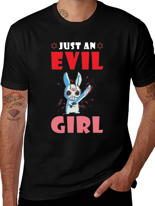 Evil Girl T-Shirt: Bunny Horror Tee
